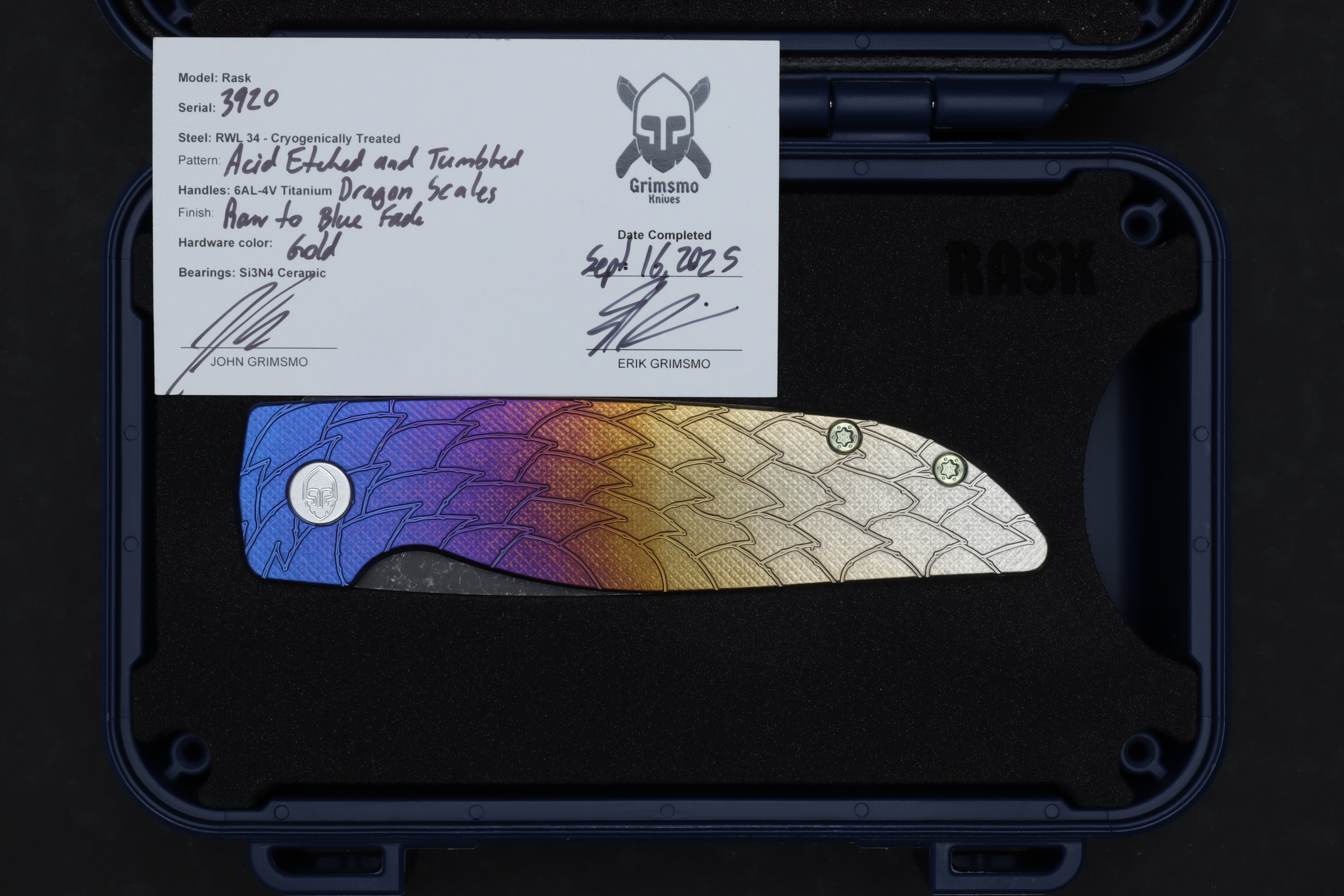 Rask #3920 9278340917