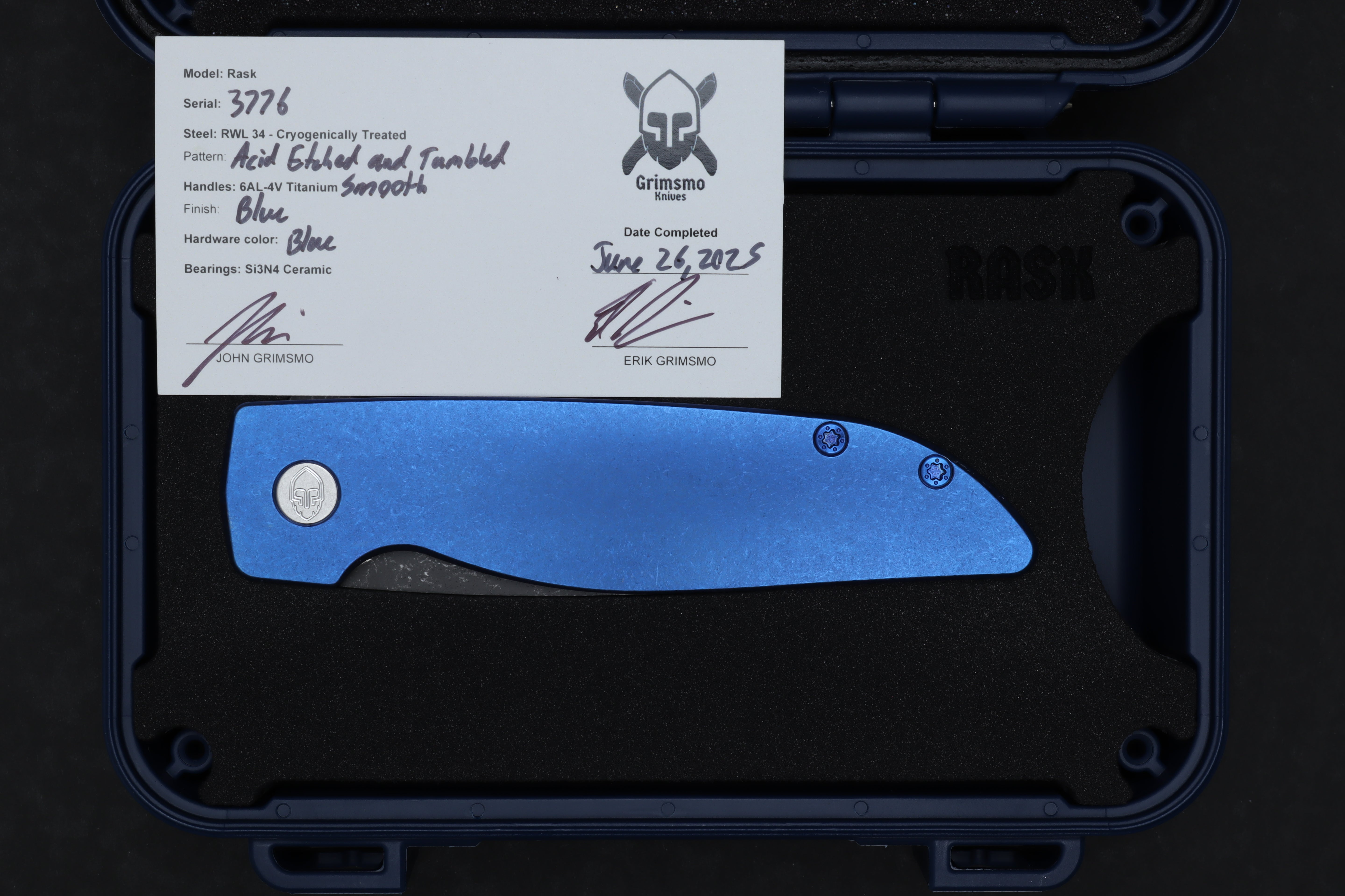 Rask #3776 9278340701