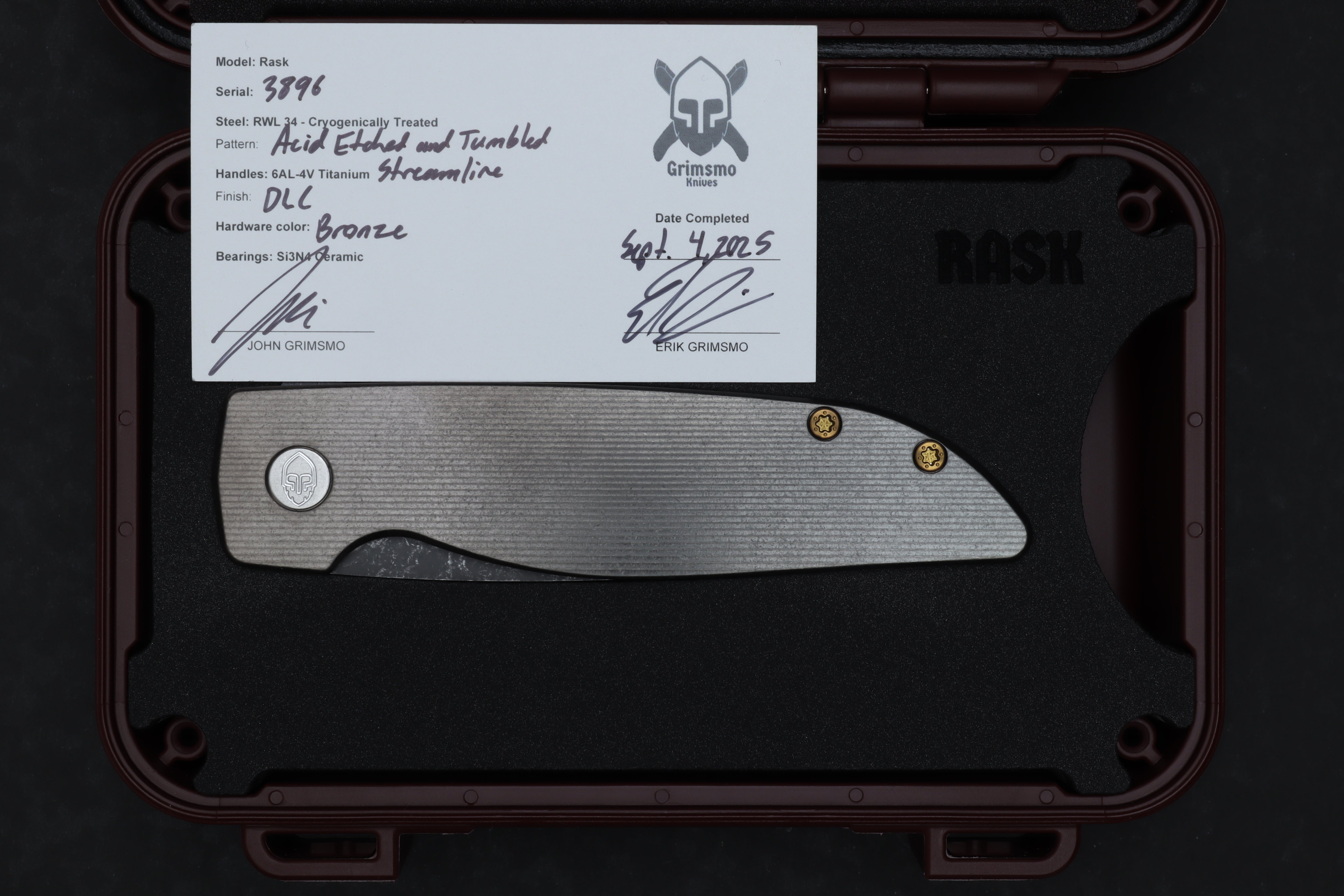 Rask #3896 9278340909