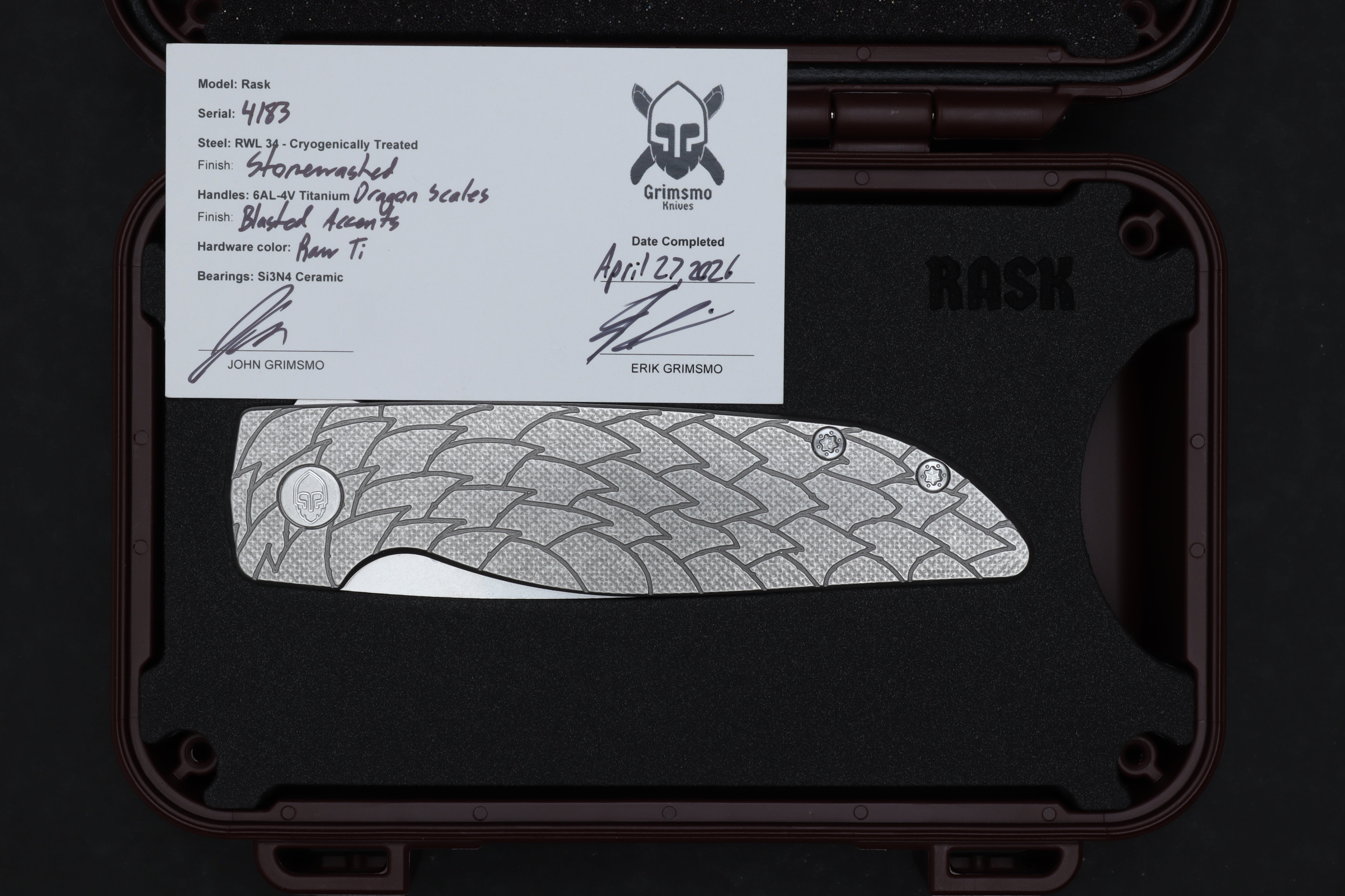 Rask #4183 9278340429