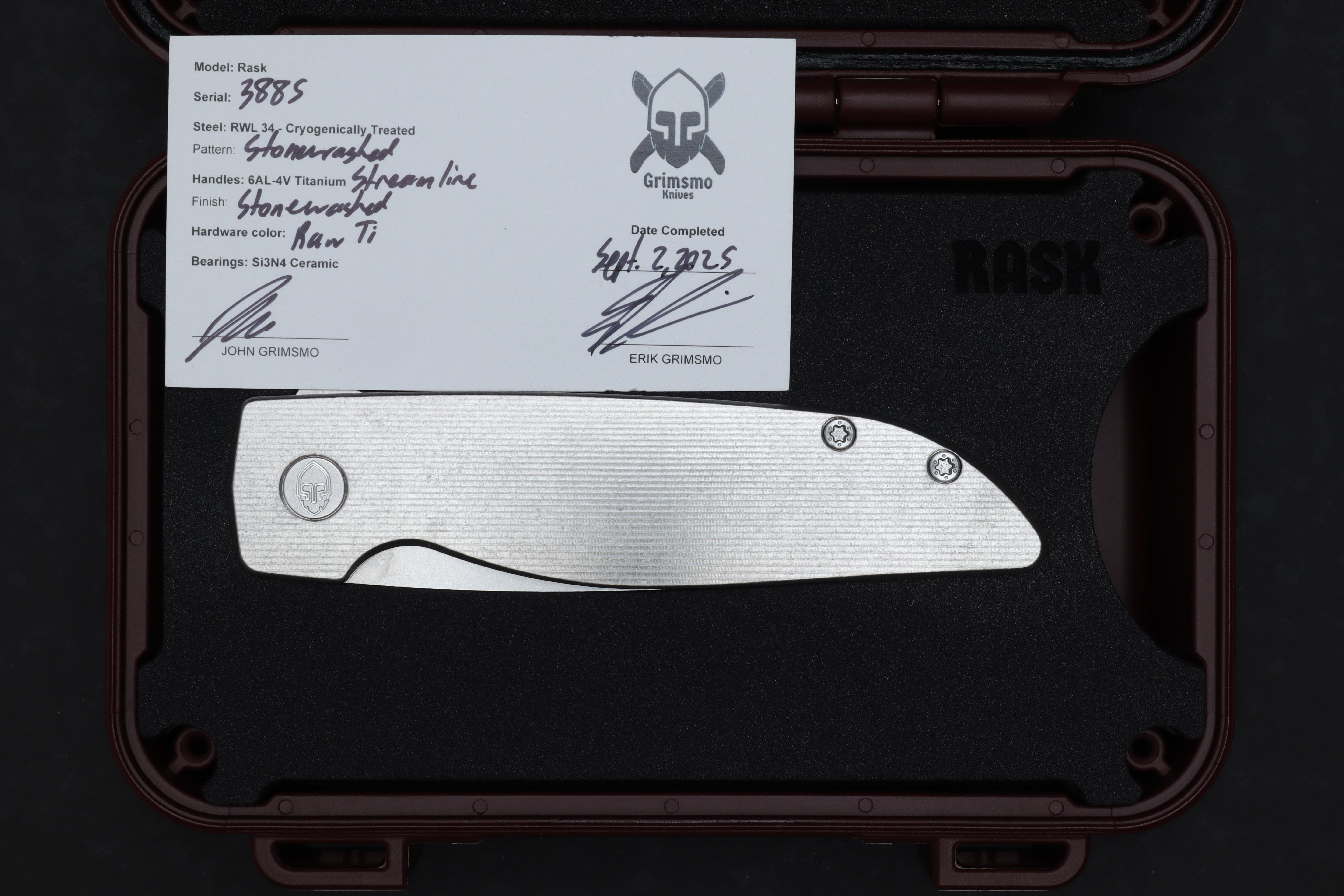 Rask #3885 9278340915