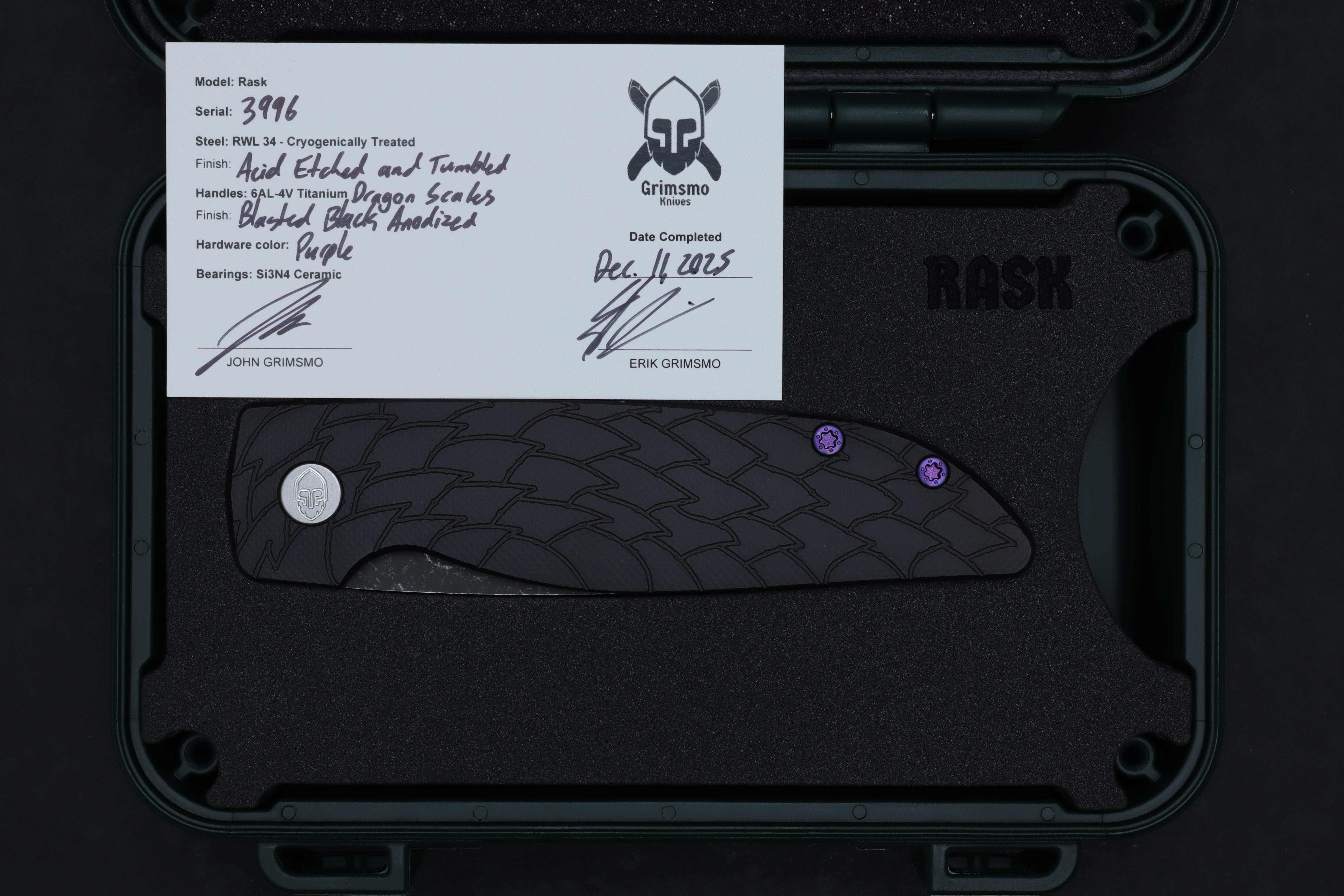 Rask #3996 9278341216