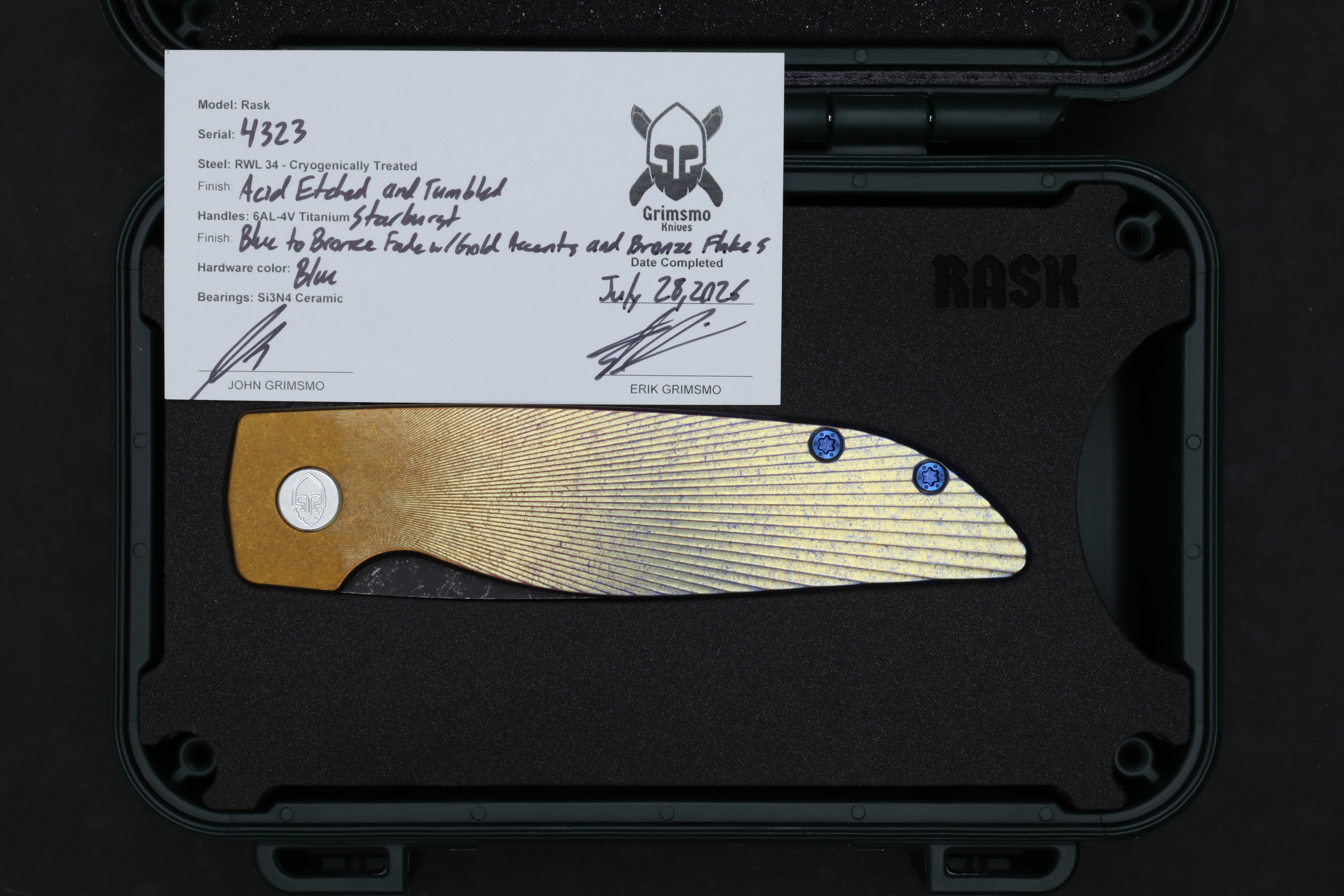 Rask #4323 9278340729