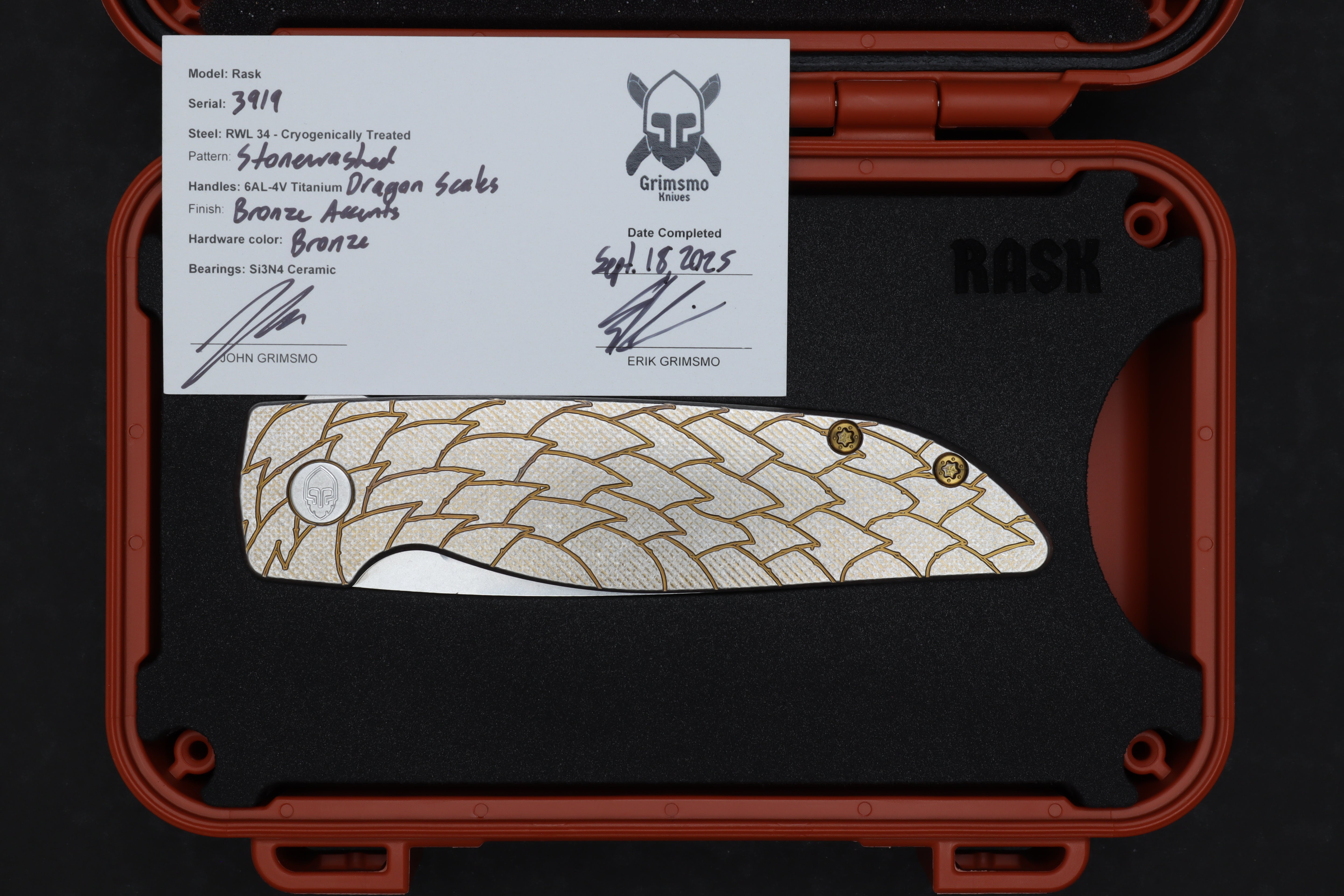 Rask #3919 9278340924