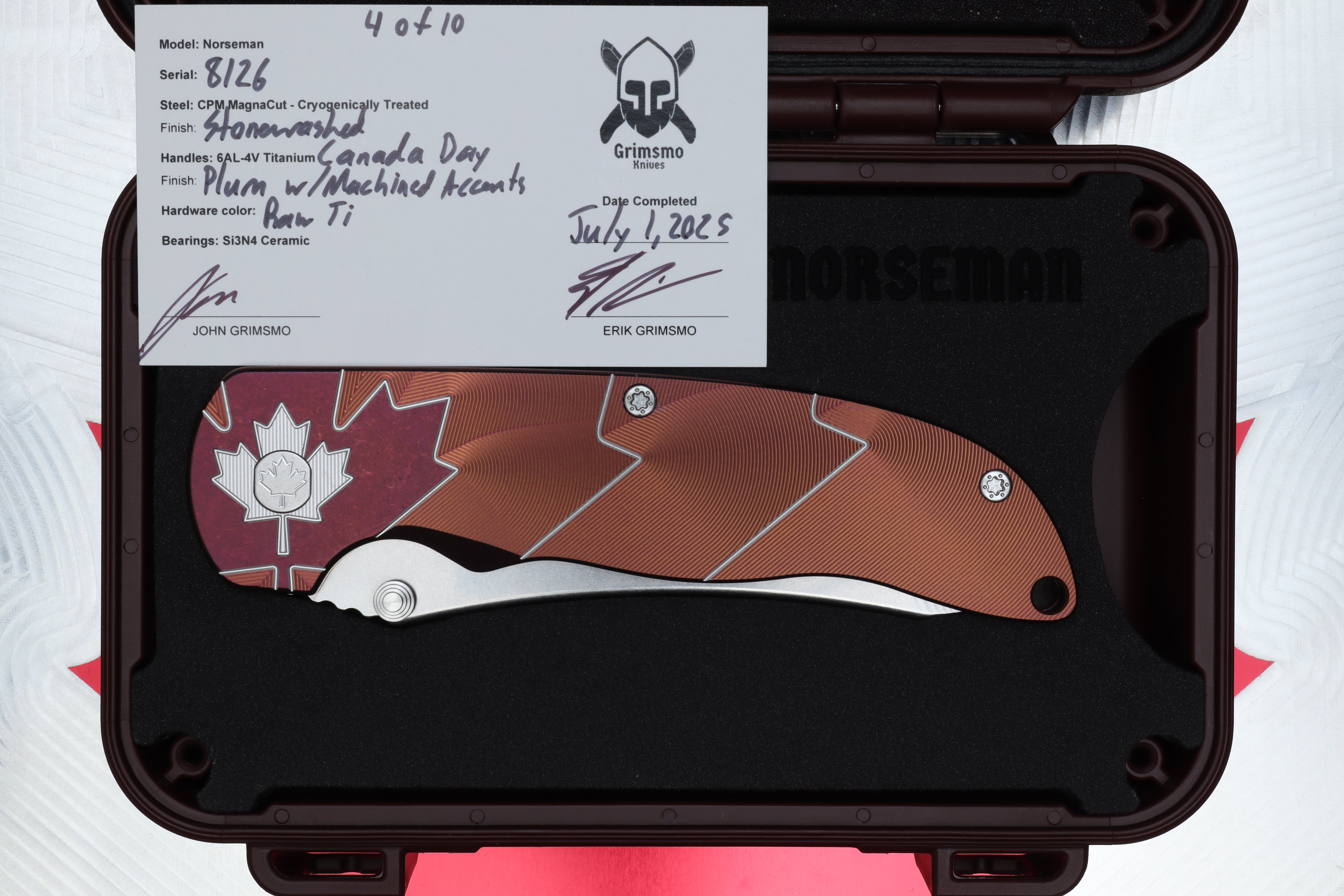 Canada Day Norseman #8126