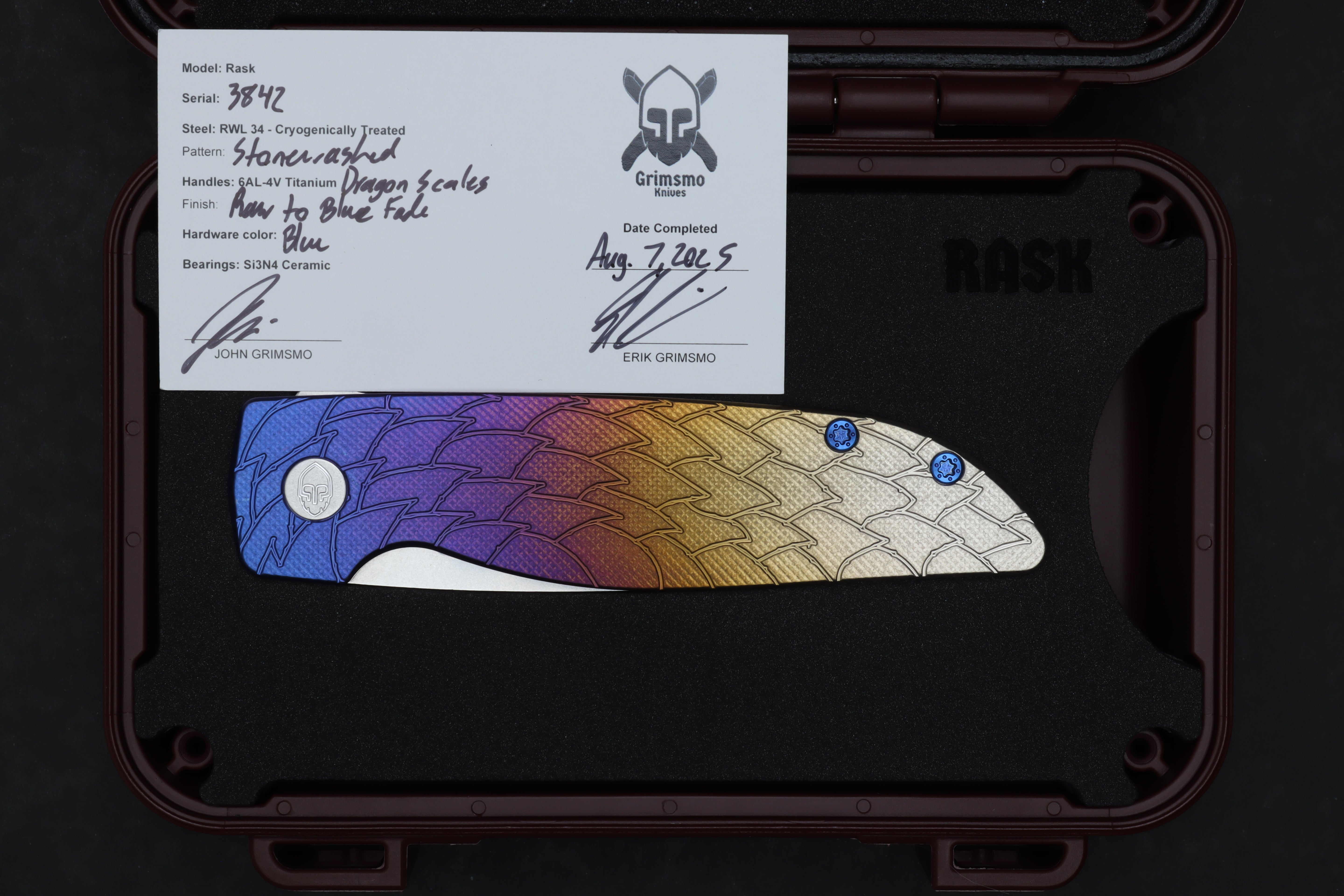 Rask #3842 9278340812