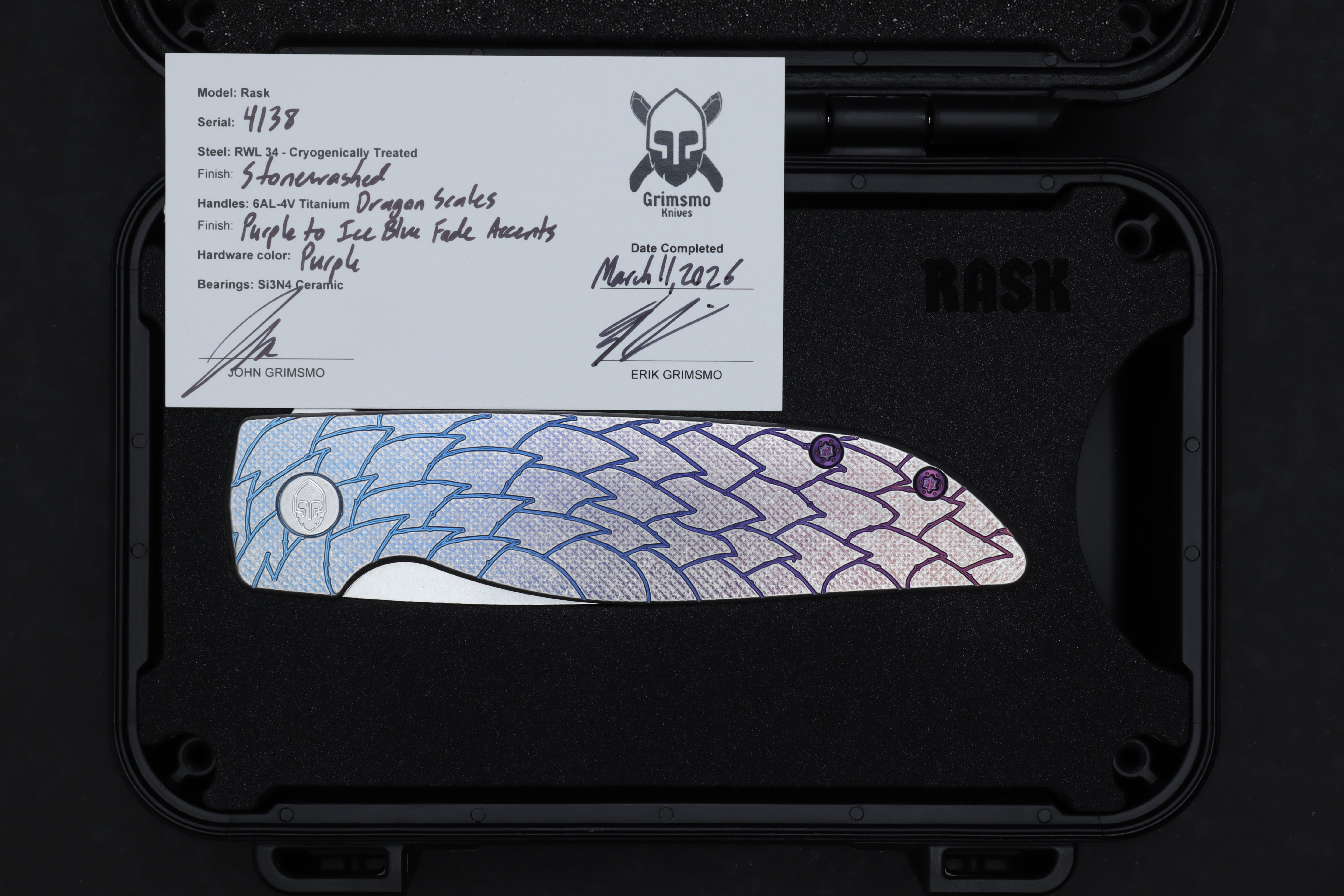 Rask #4138 9278340316