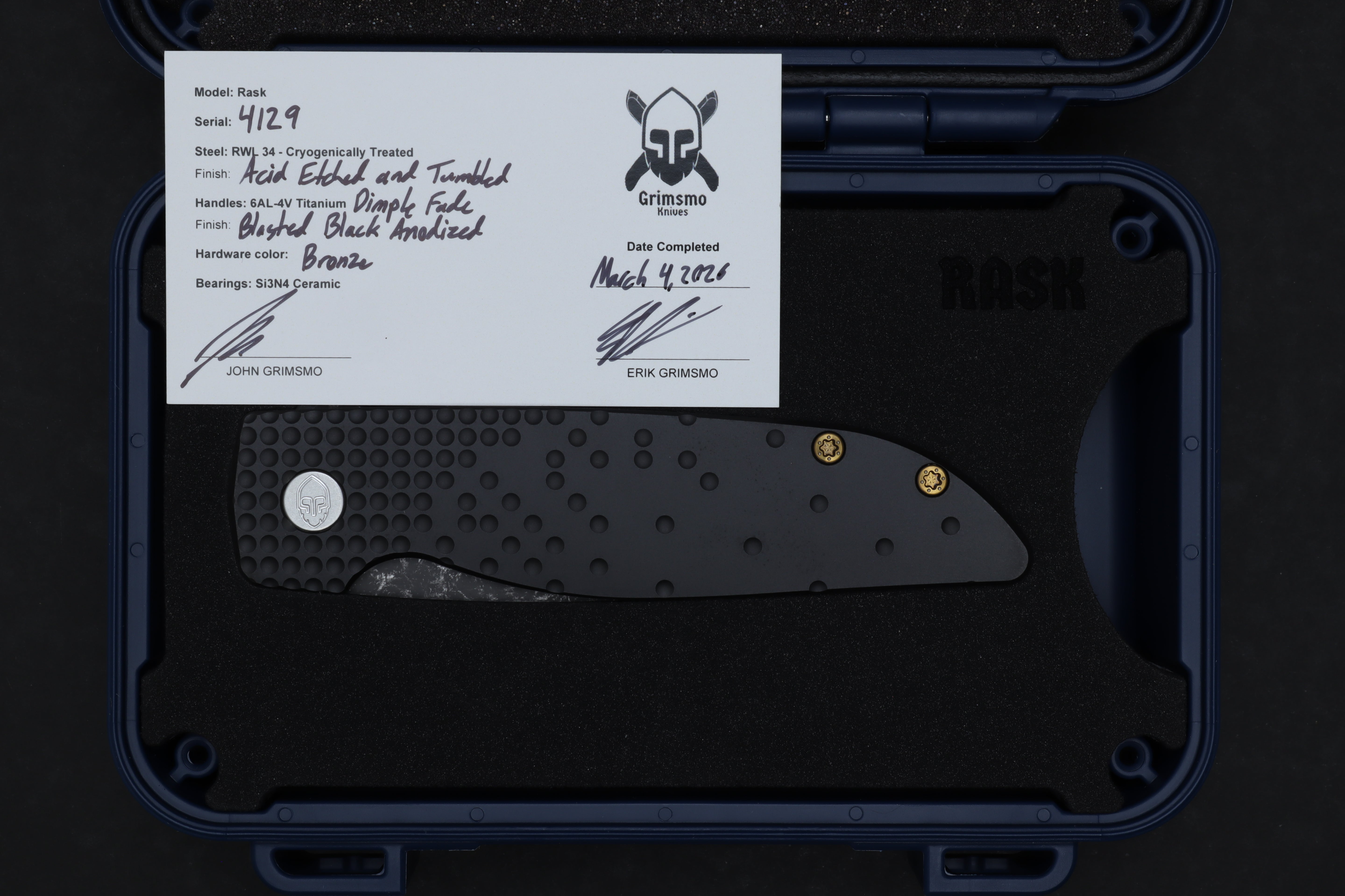 Rask #4129 9278340305