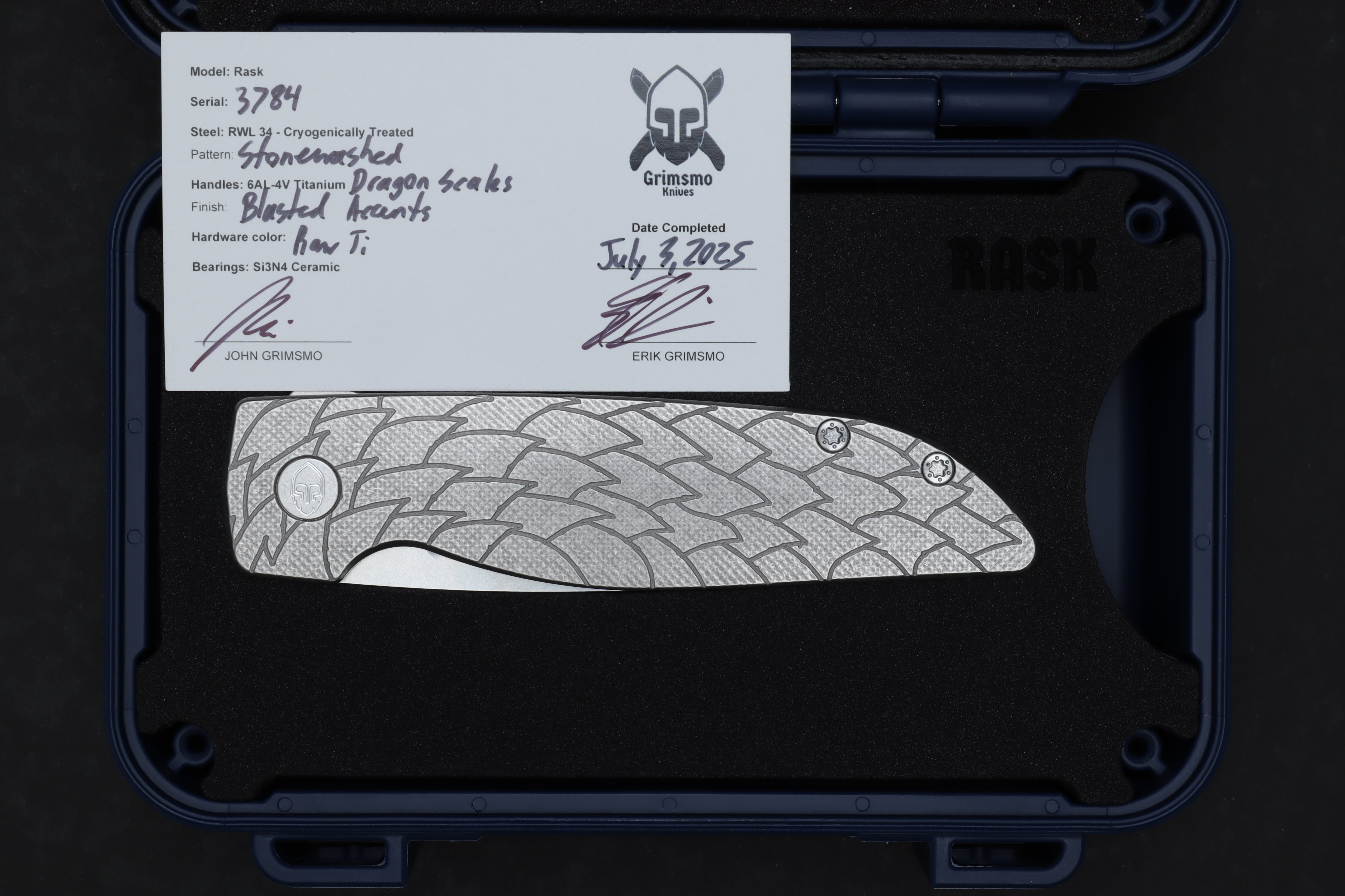 Rask #3784 9278340707
