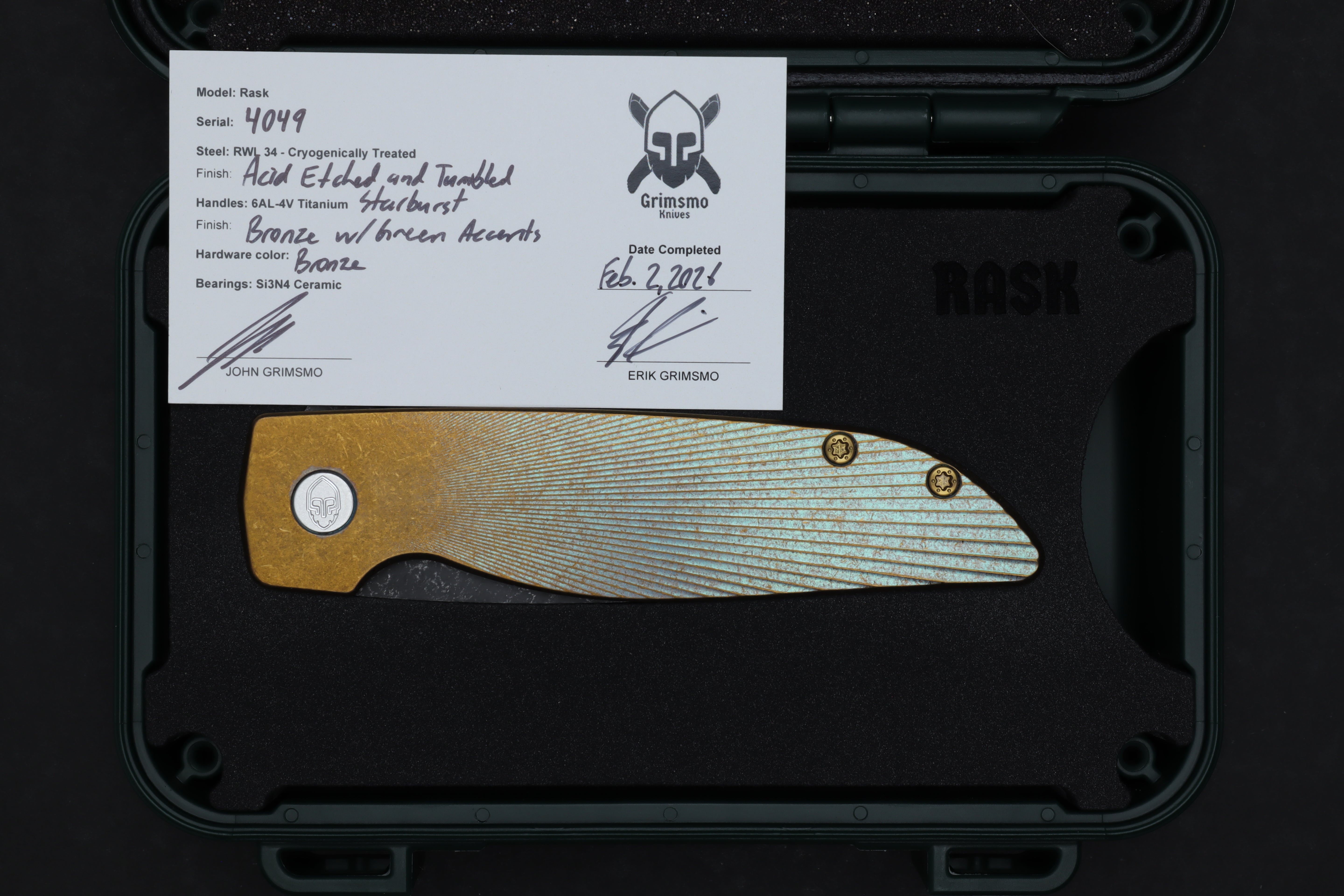 Rask #4049 9278340203