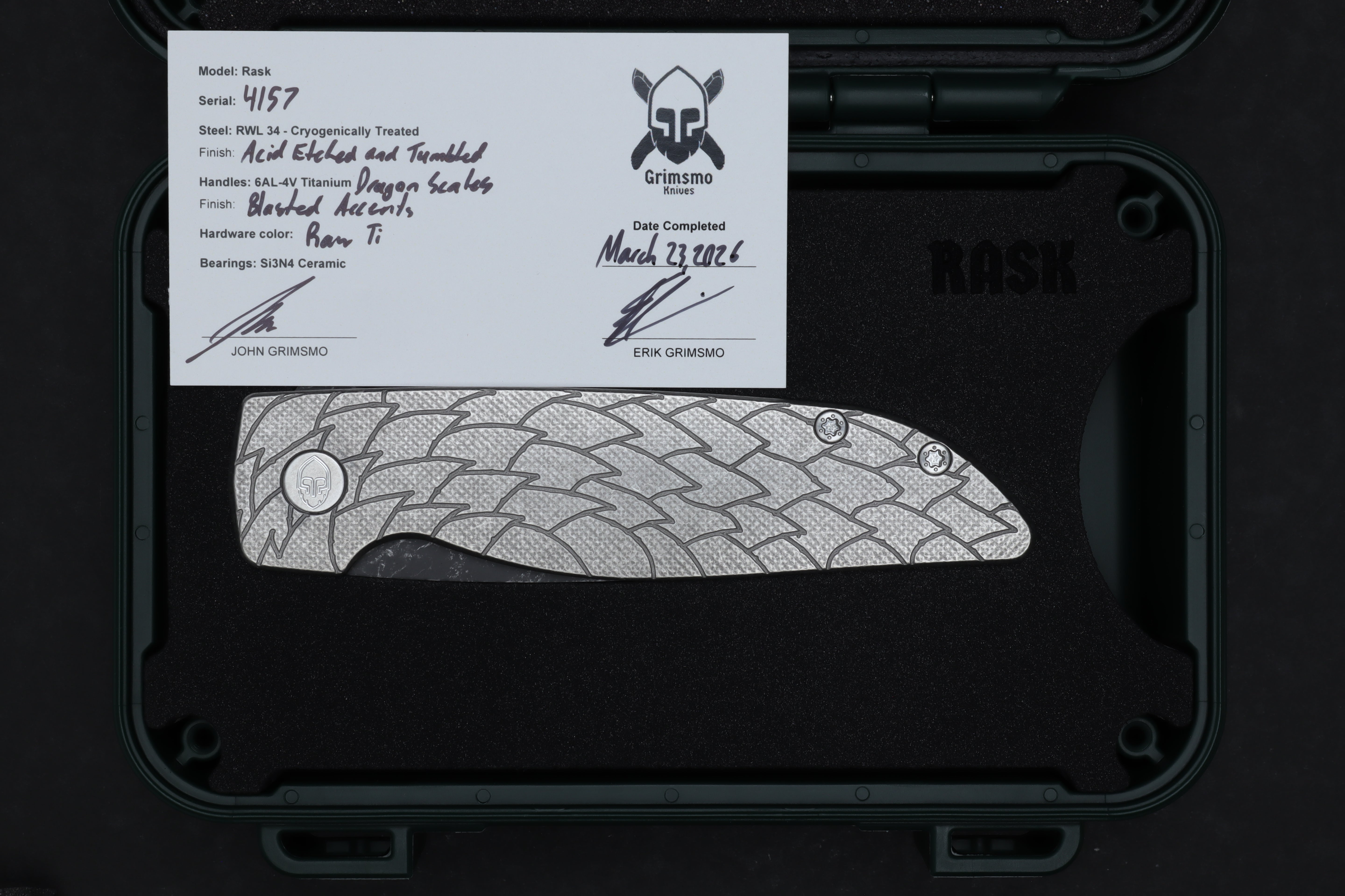 Rask #4157 9278340330