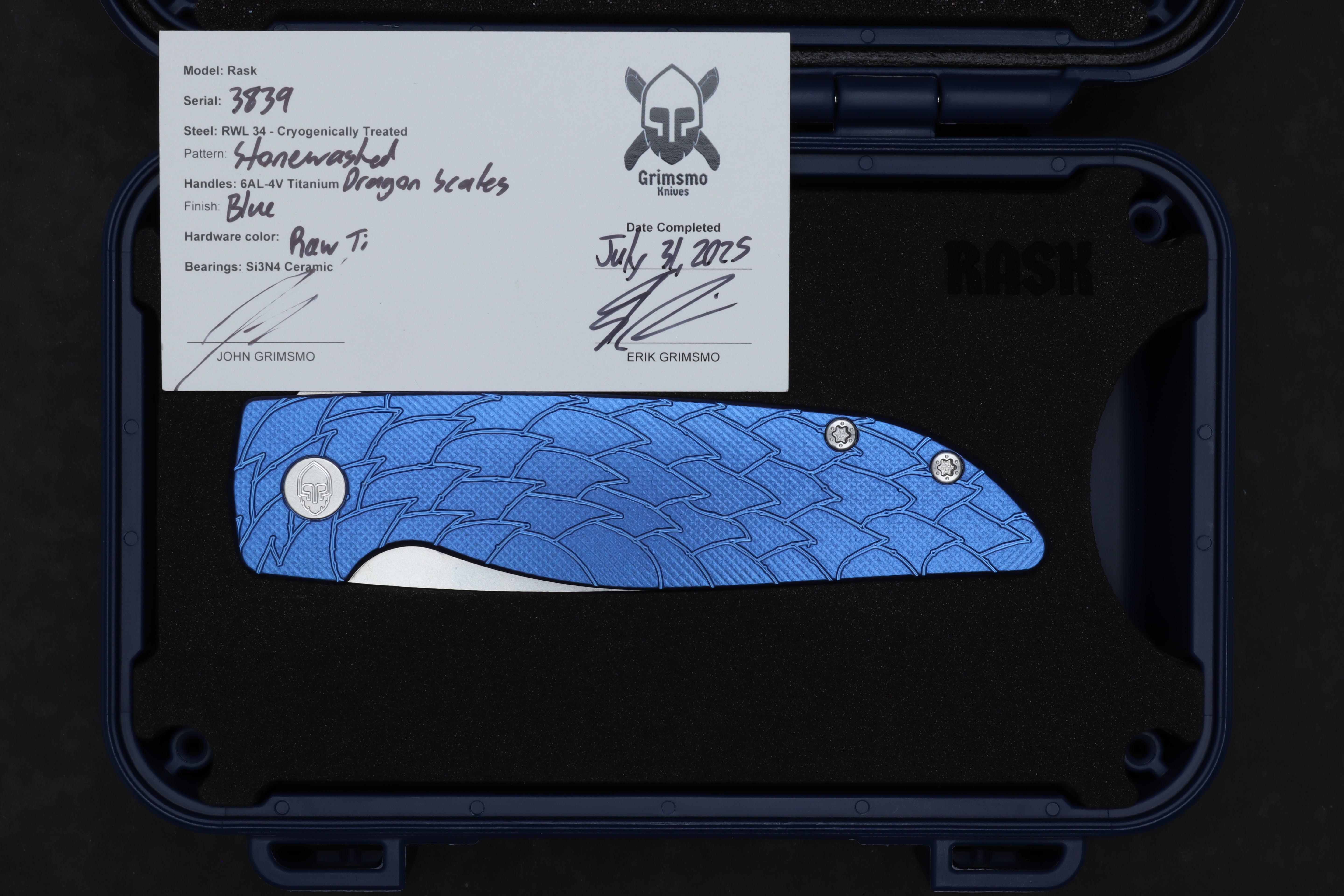 Rask #3839 9278340806