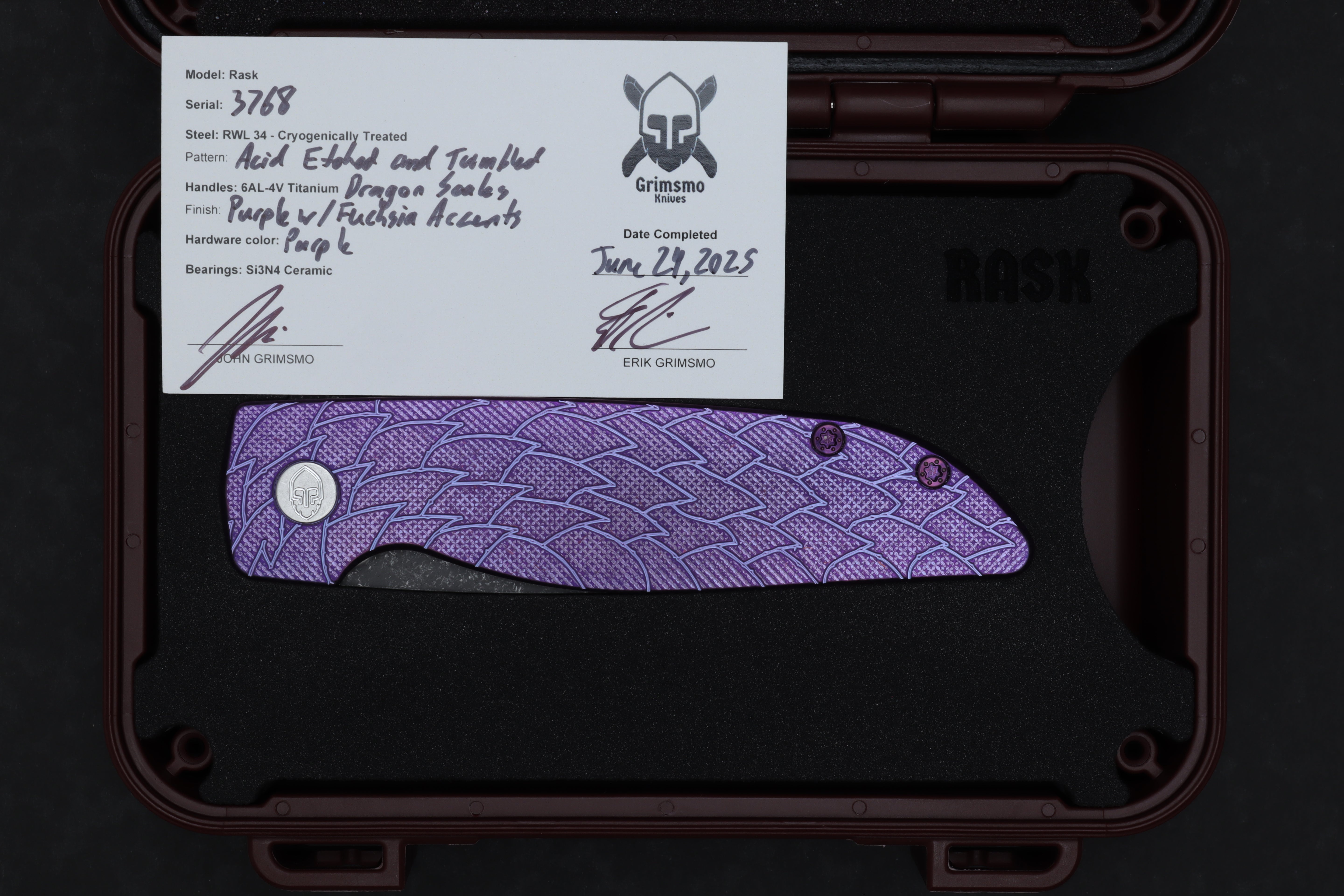 Rask #3768 9278340625