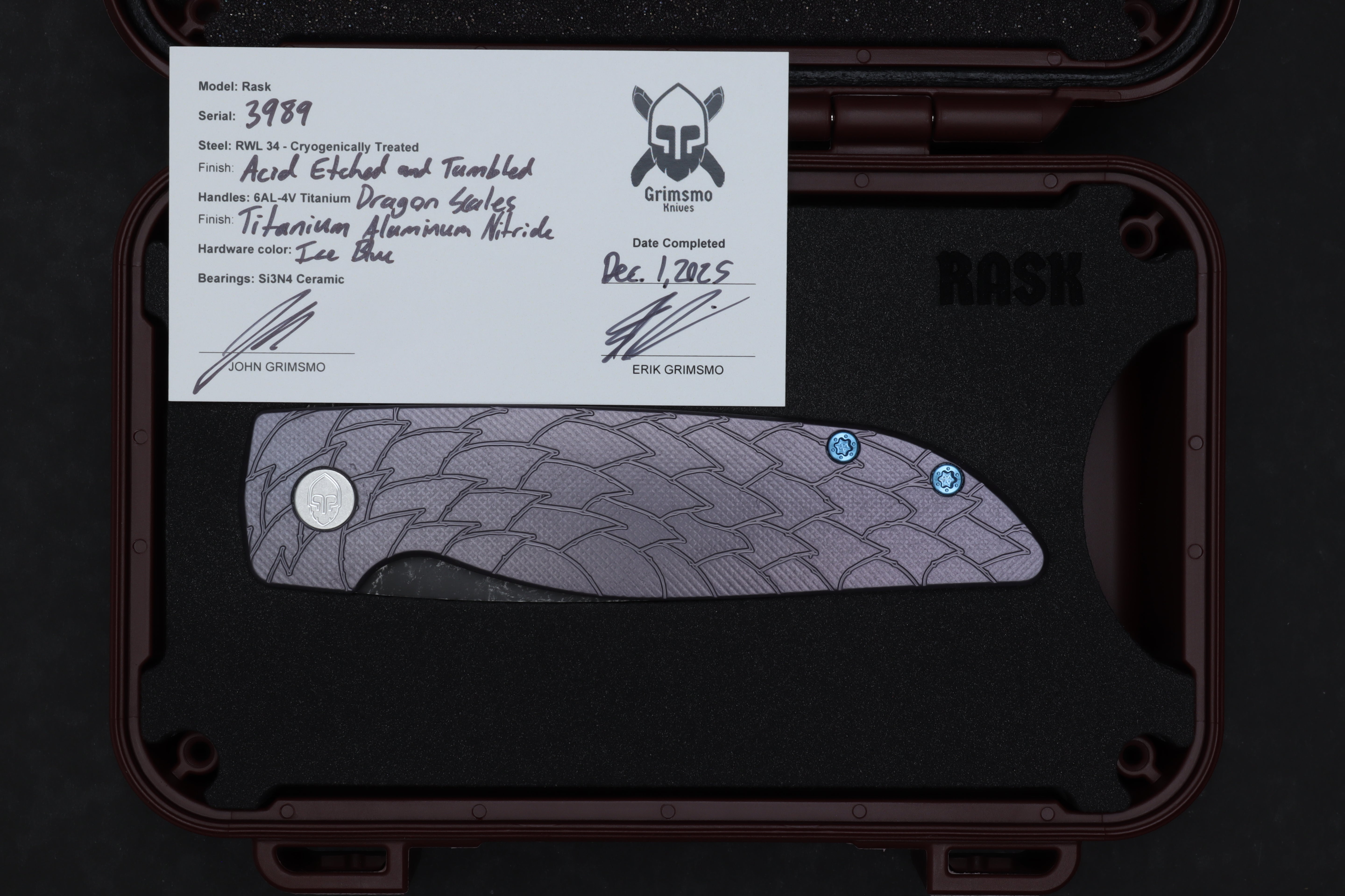 Rask #3989 9278341202