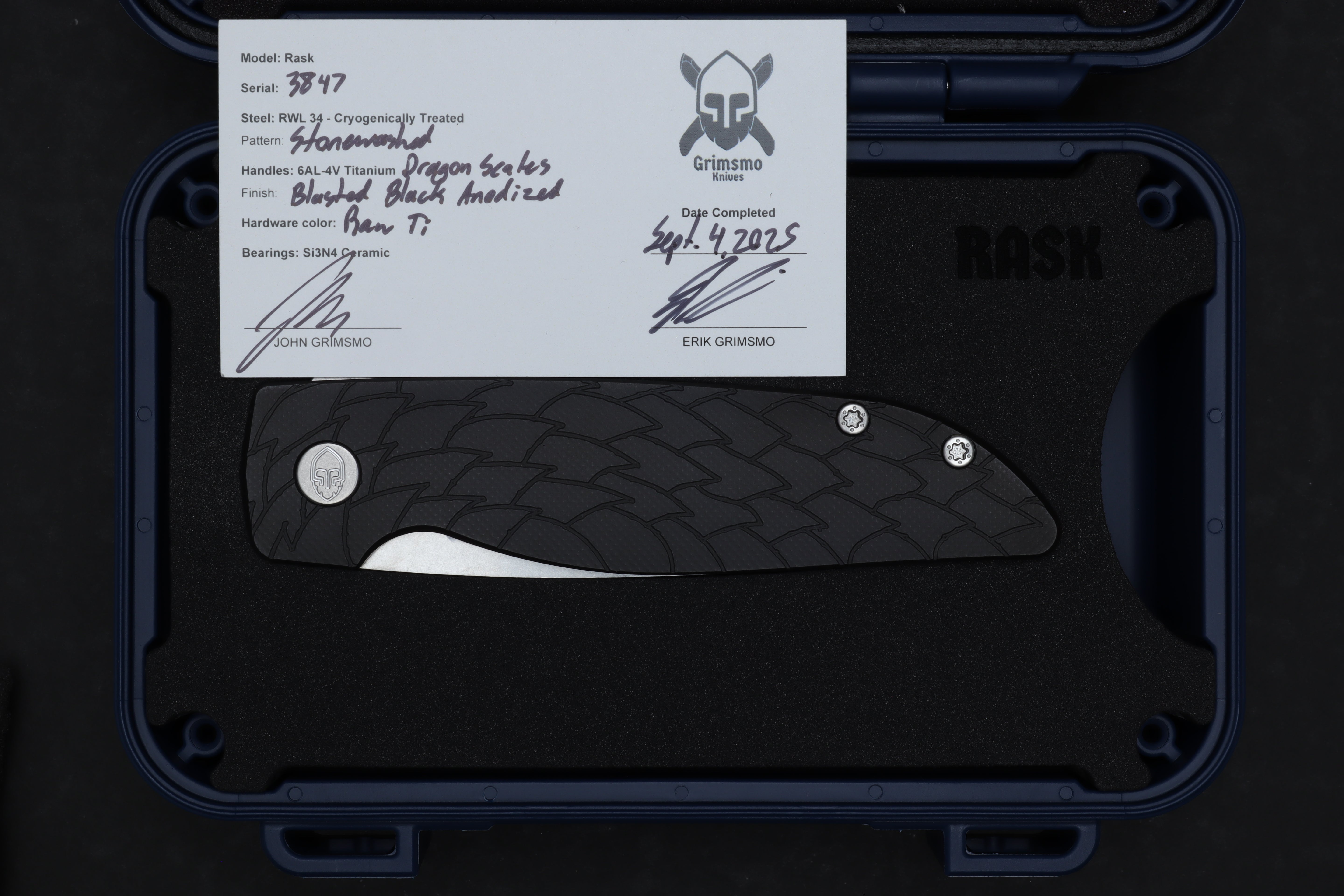 Rask #3847 9278340911