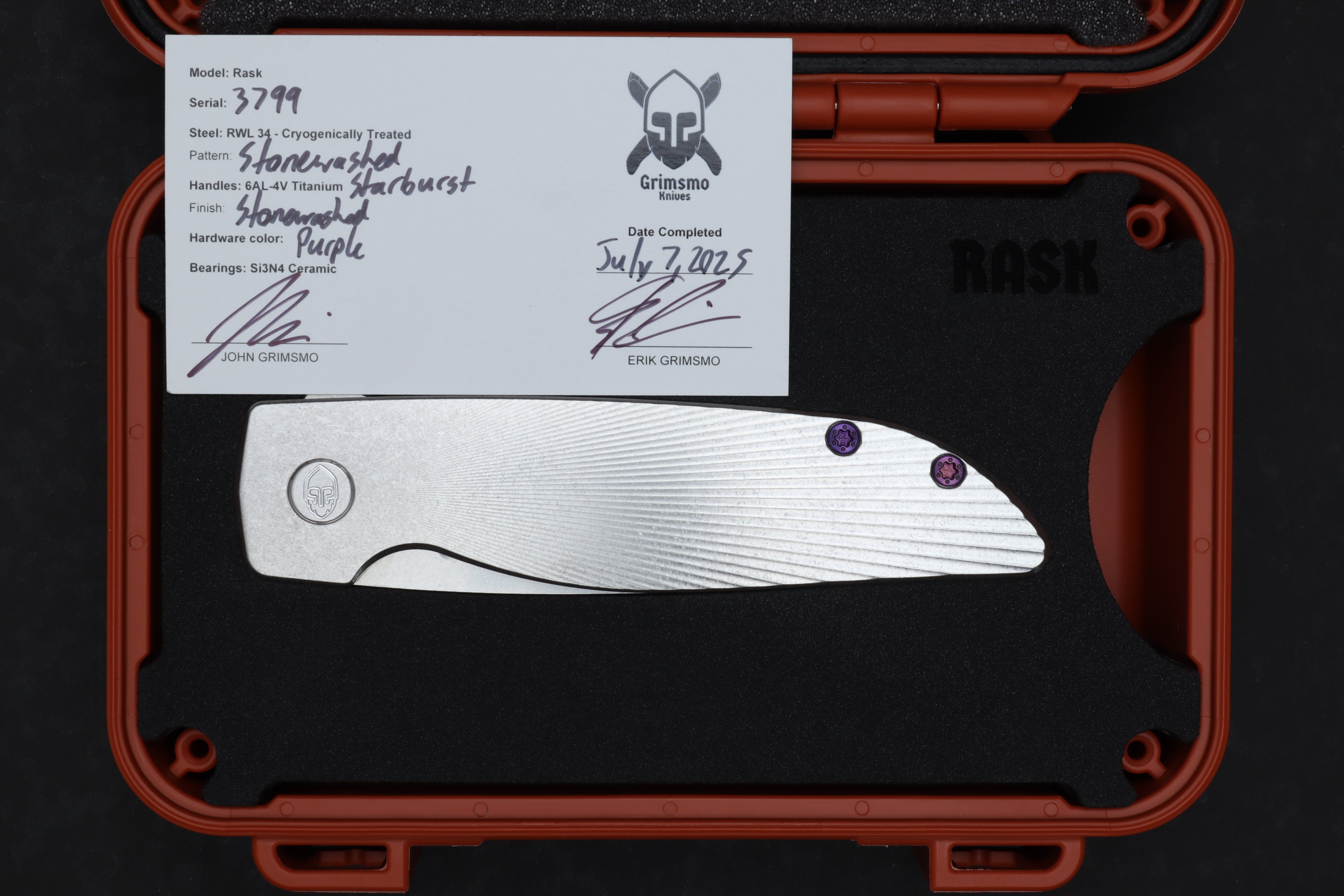 Rask #3799 9278340710