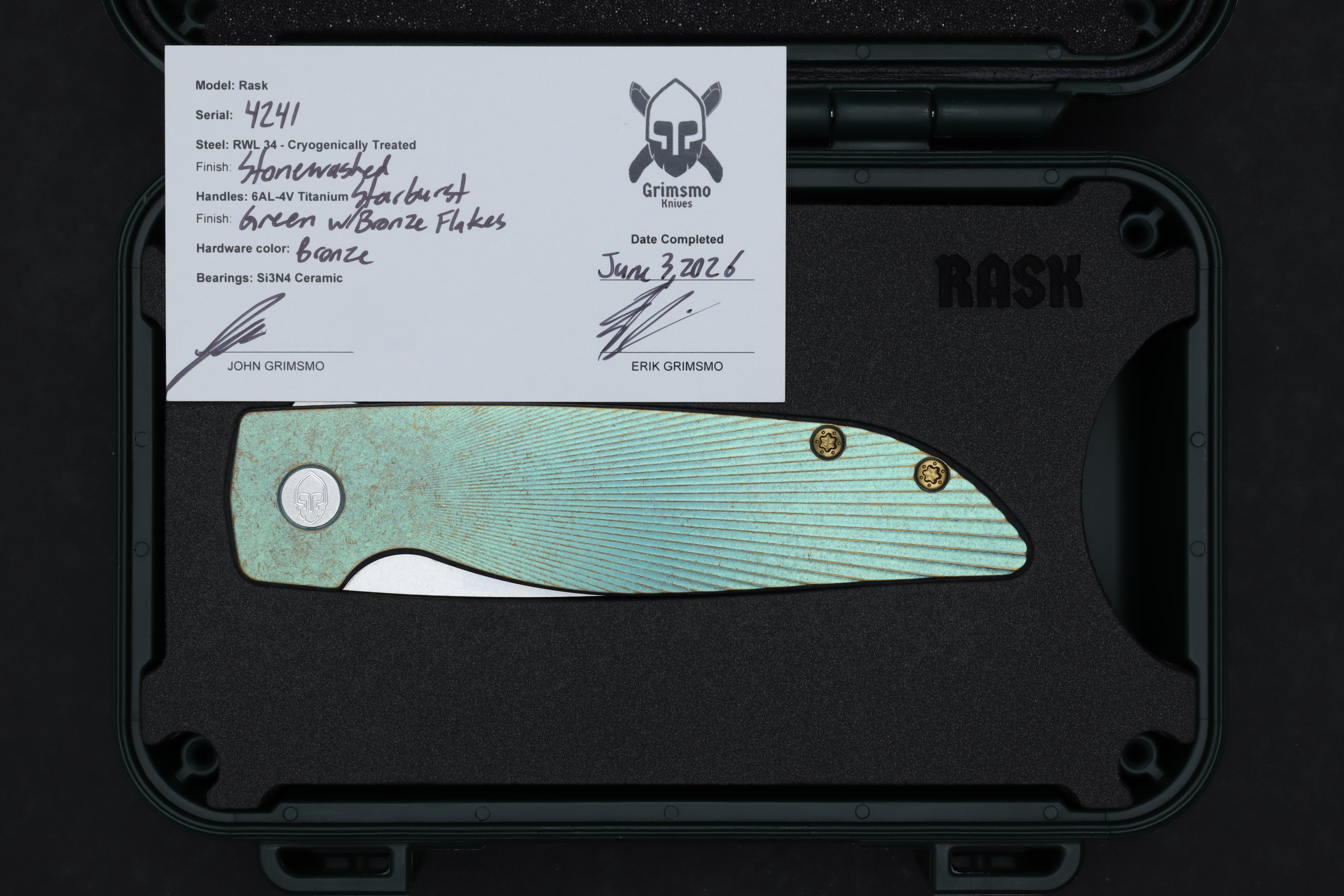 Rask #4241 9278340604