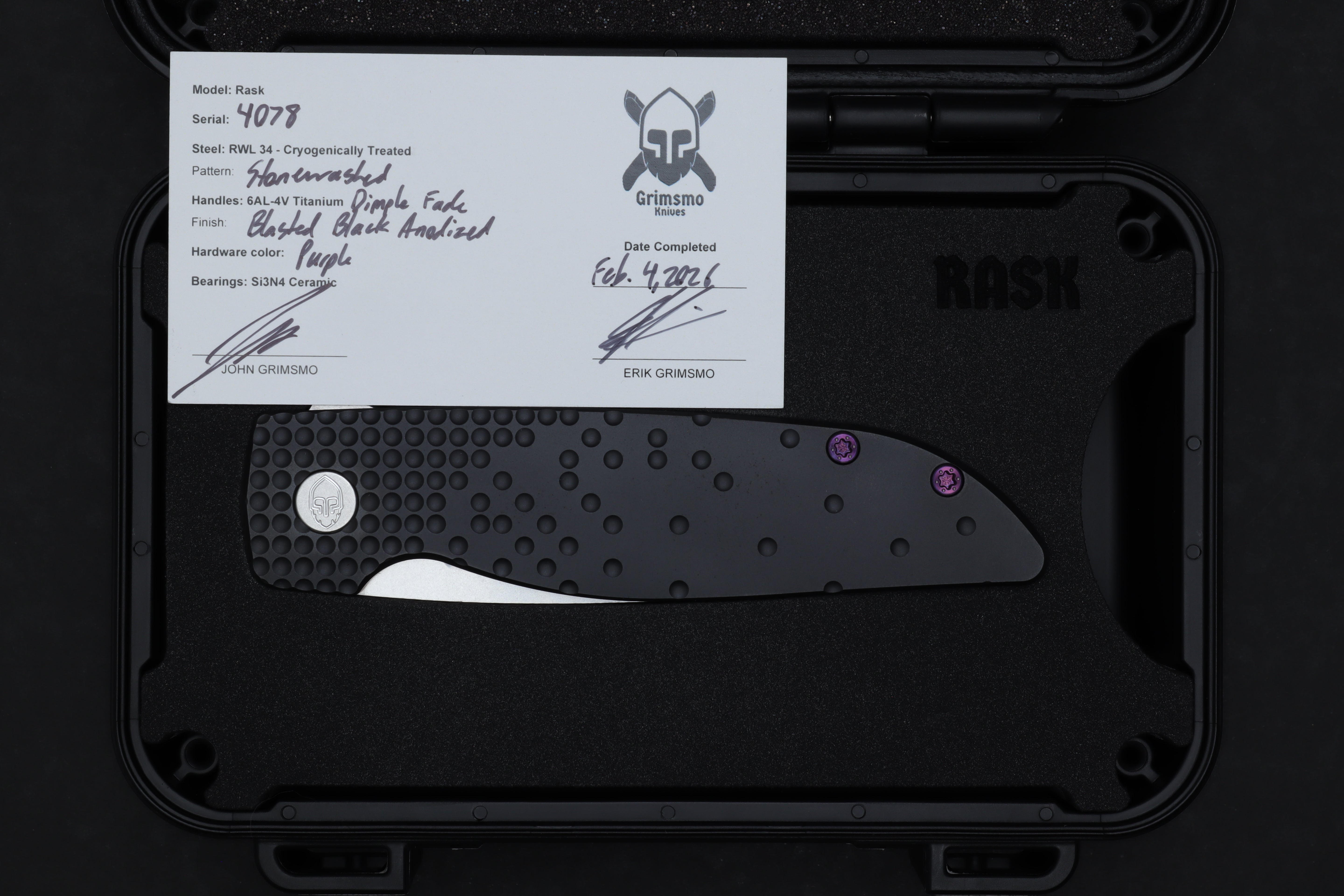 Rask #4078 9278340205