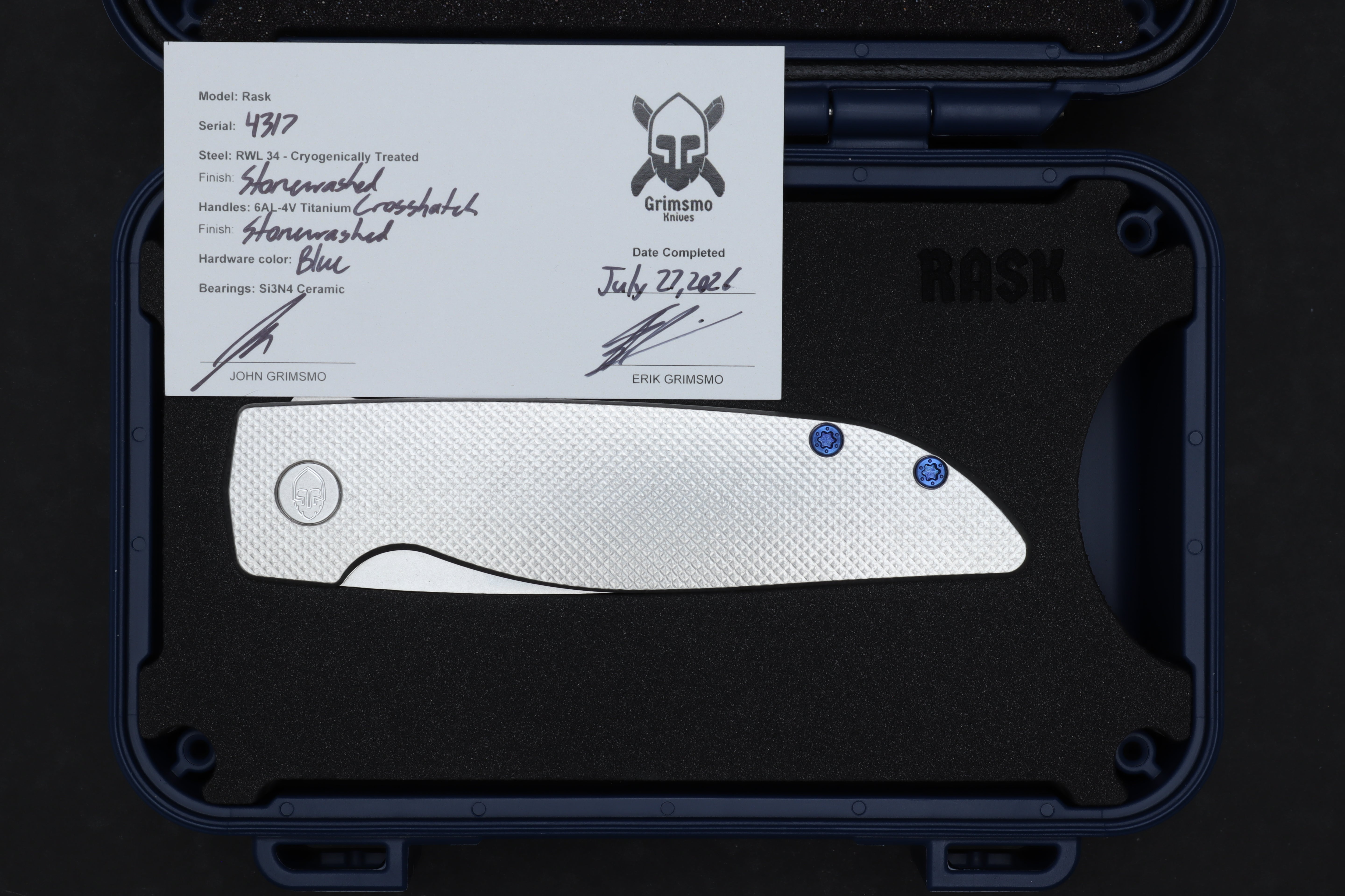 Rask #4317 9278340730