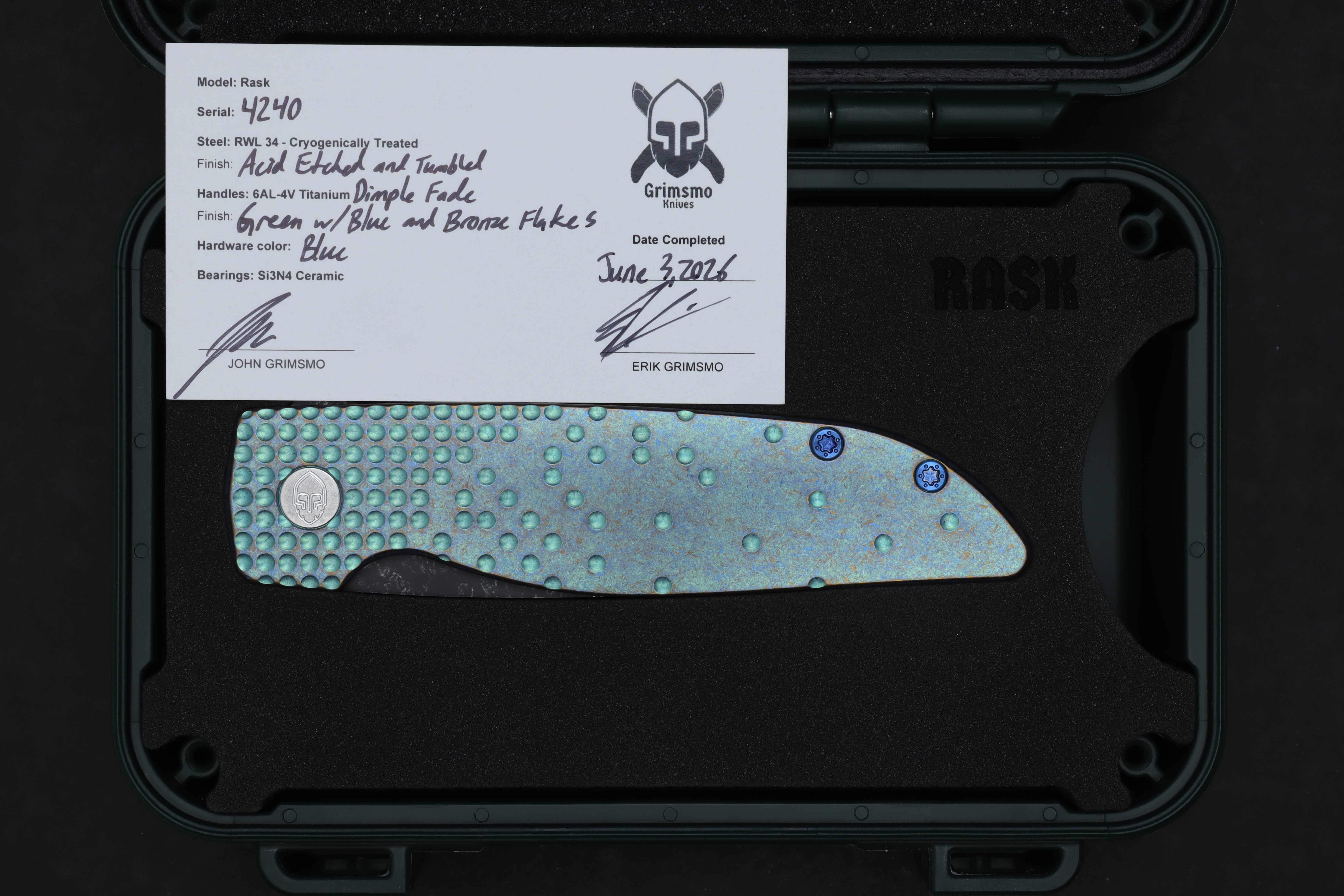 Rask #4240 9278340604