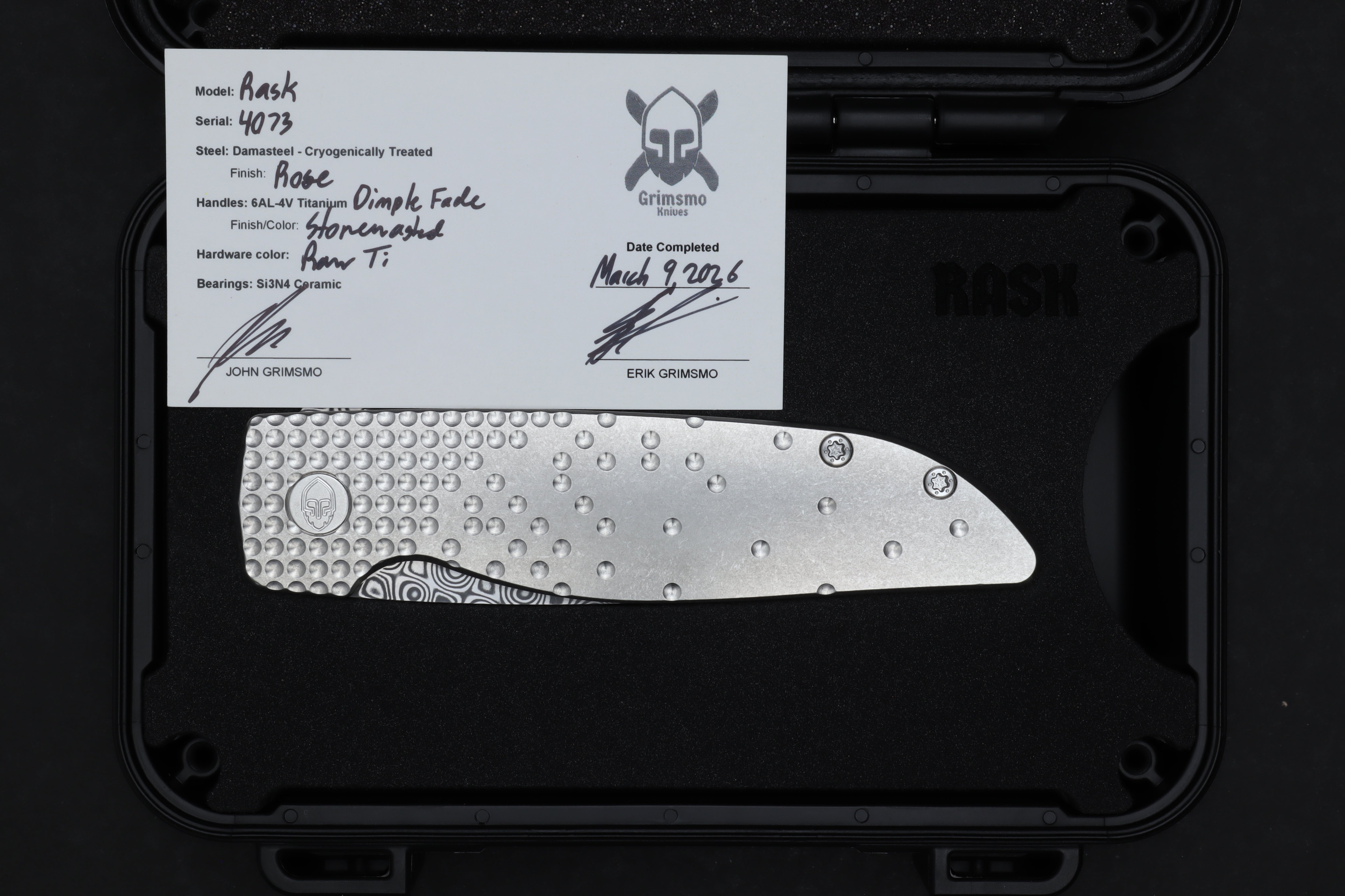 Rask #4073 9278340310