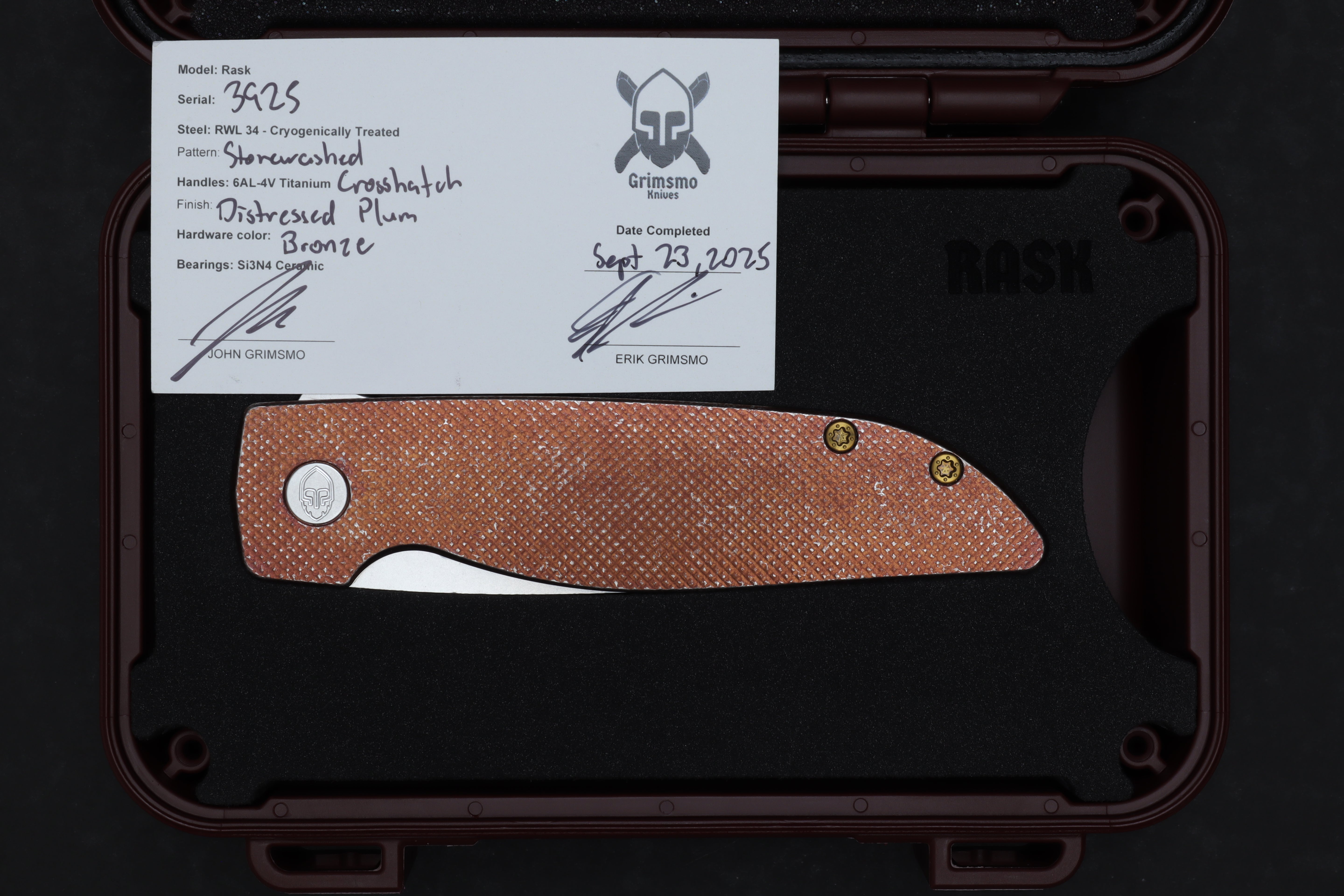 Rask #3925 9278340929