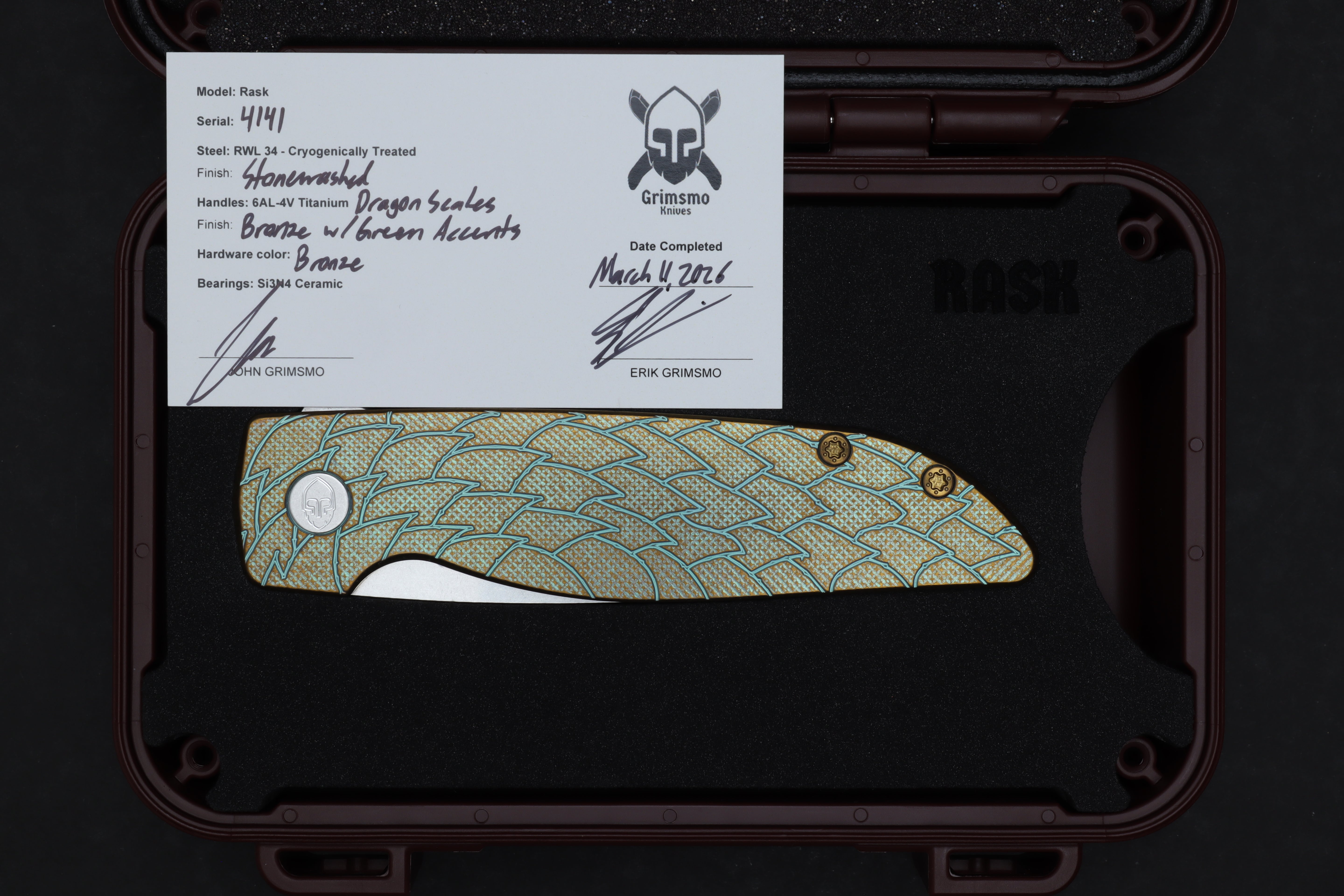 Rask #4141 9278340316
