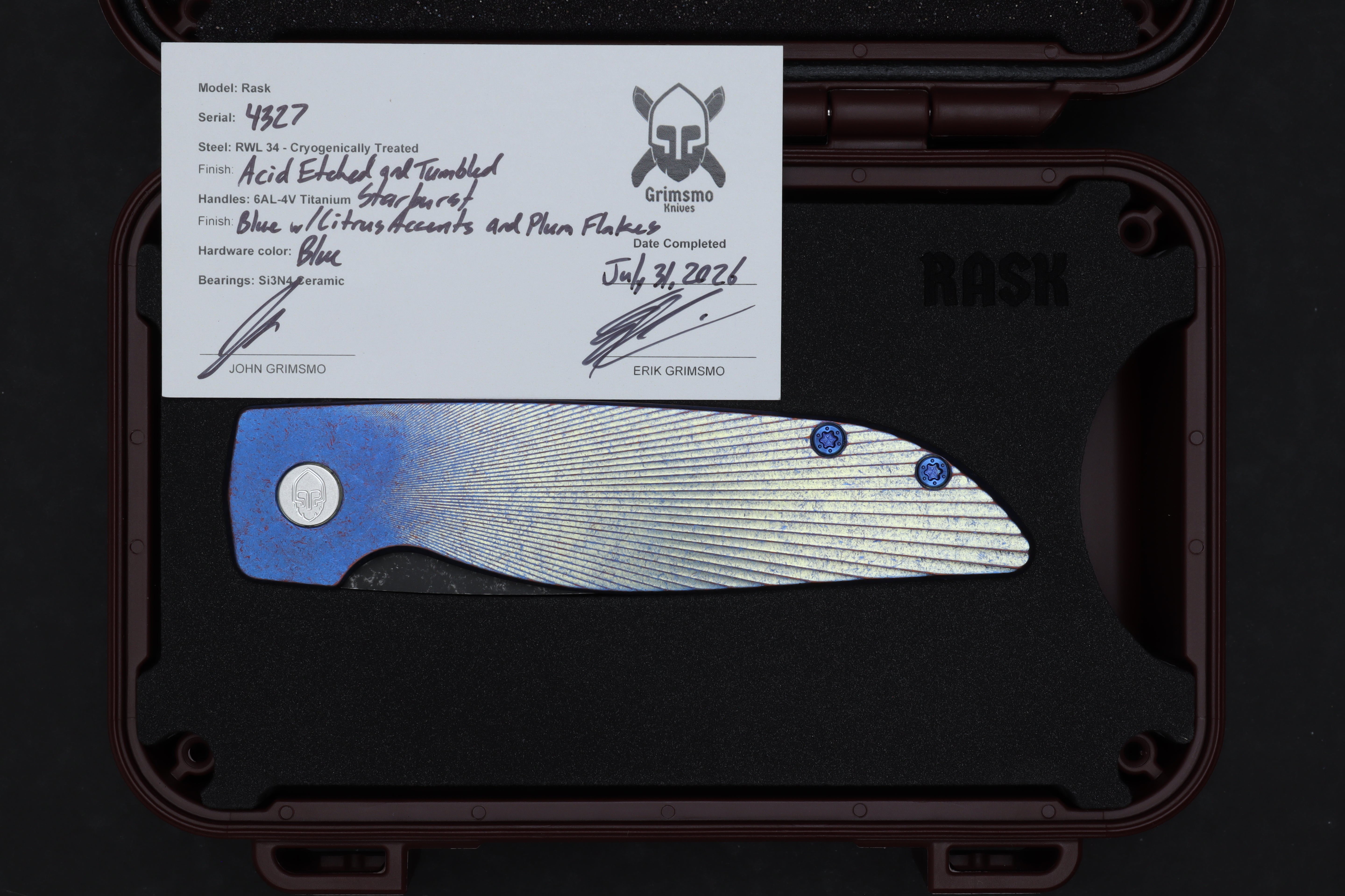 Rask #4327 9278340804
