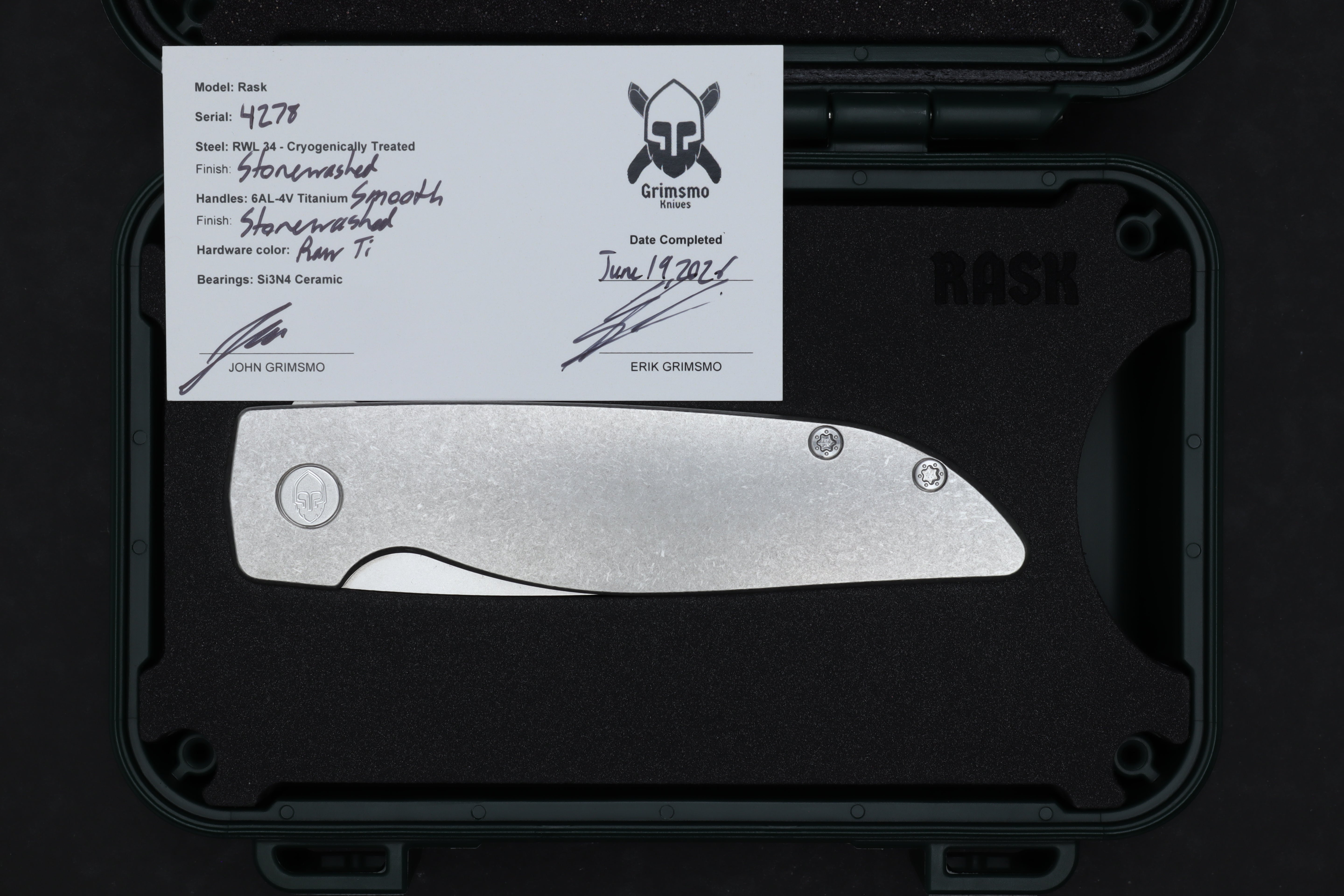 Rask #4278 9278340622