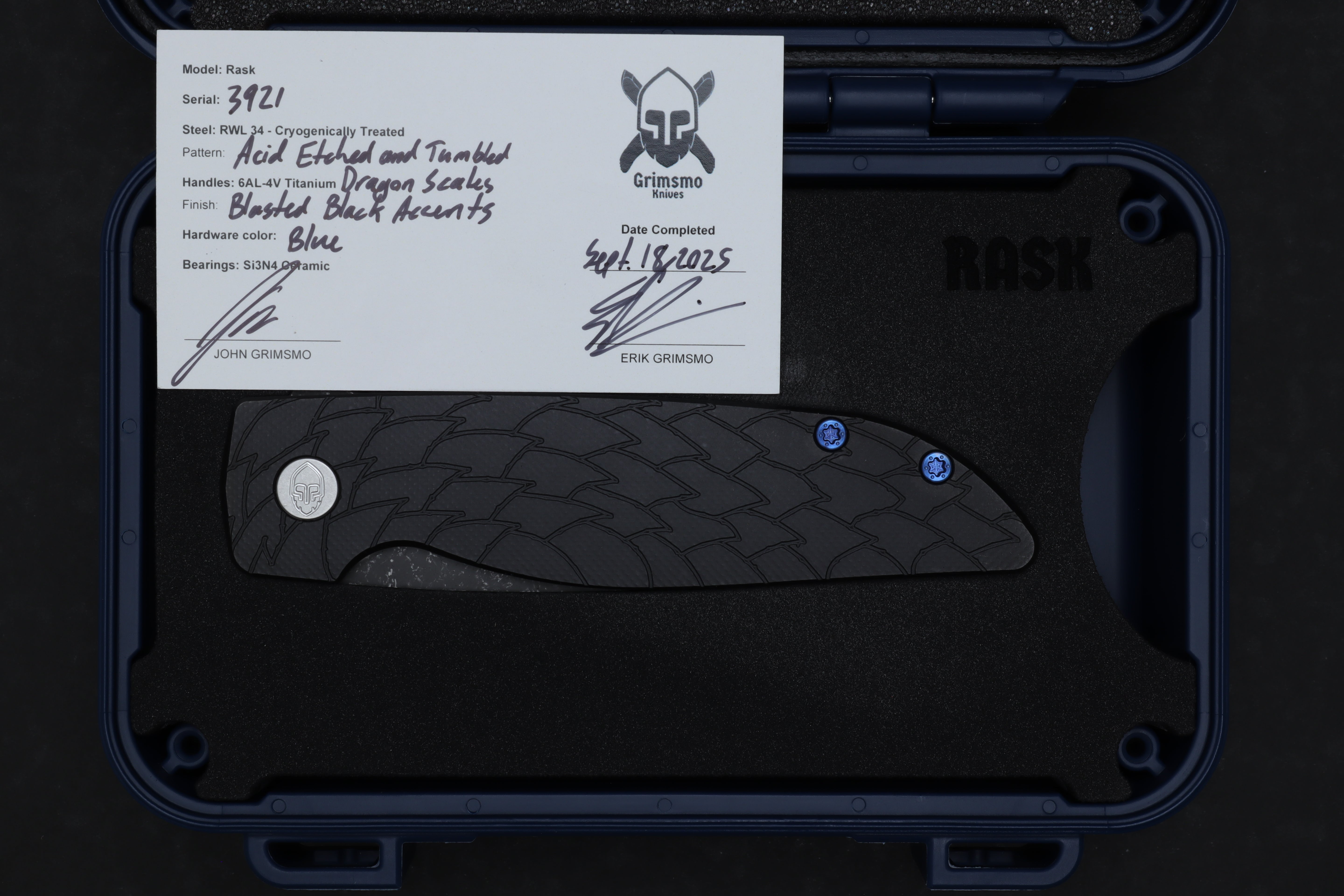 Rask #3921 9278340922