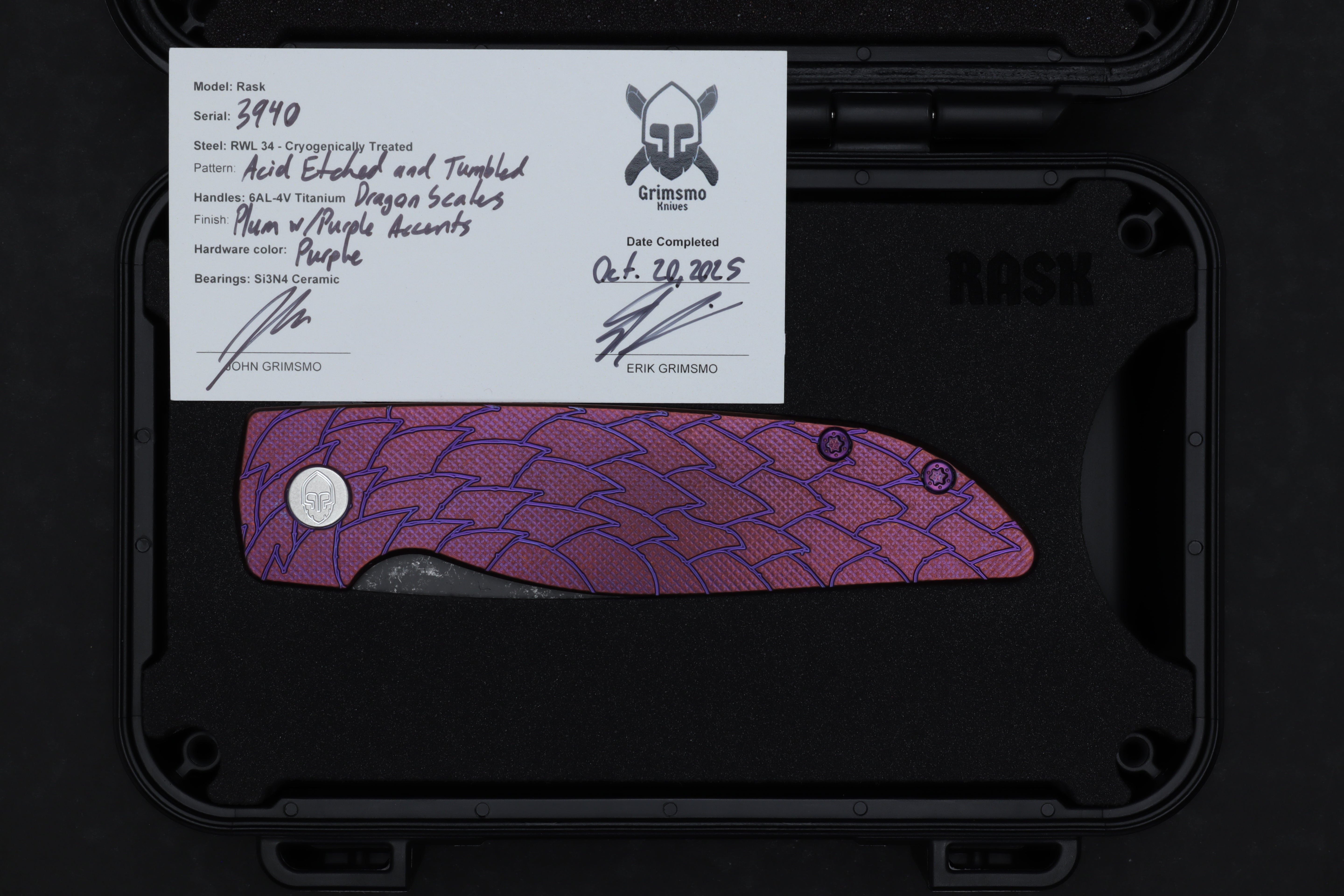 Rask #3940 9278341024