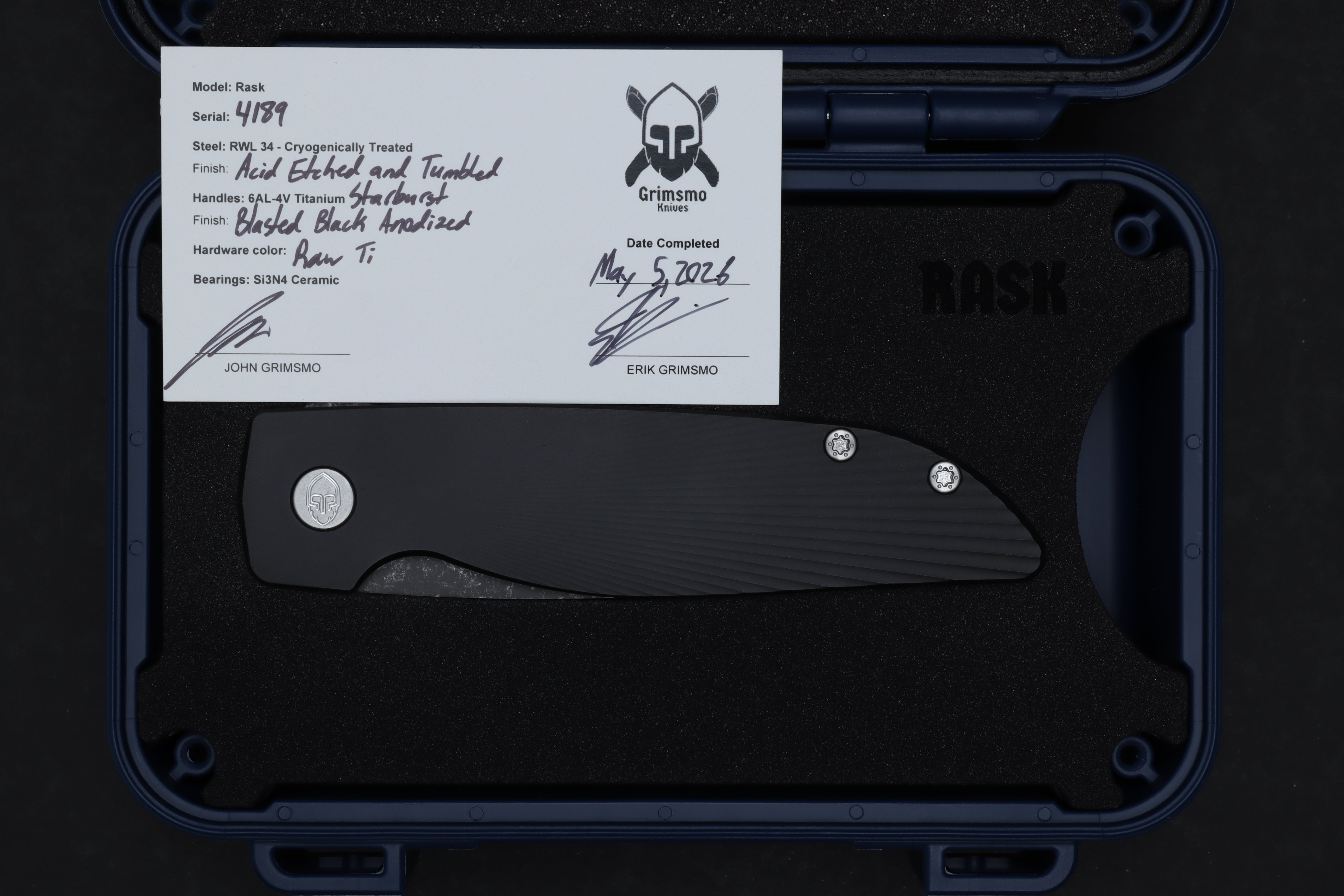Rask #4189 9278340511