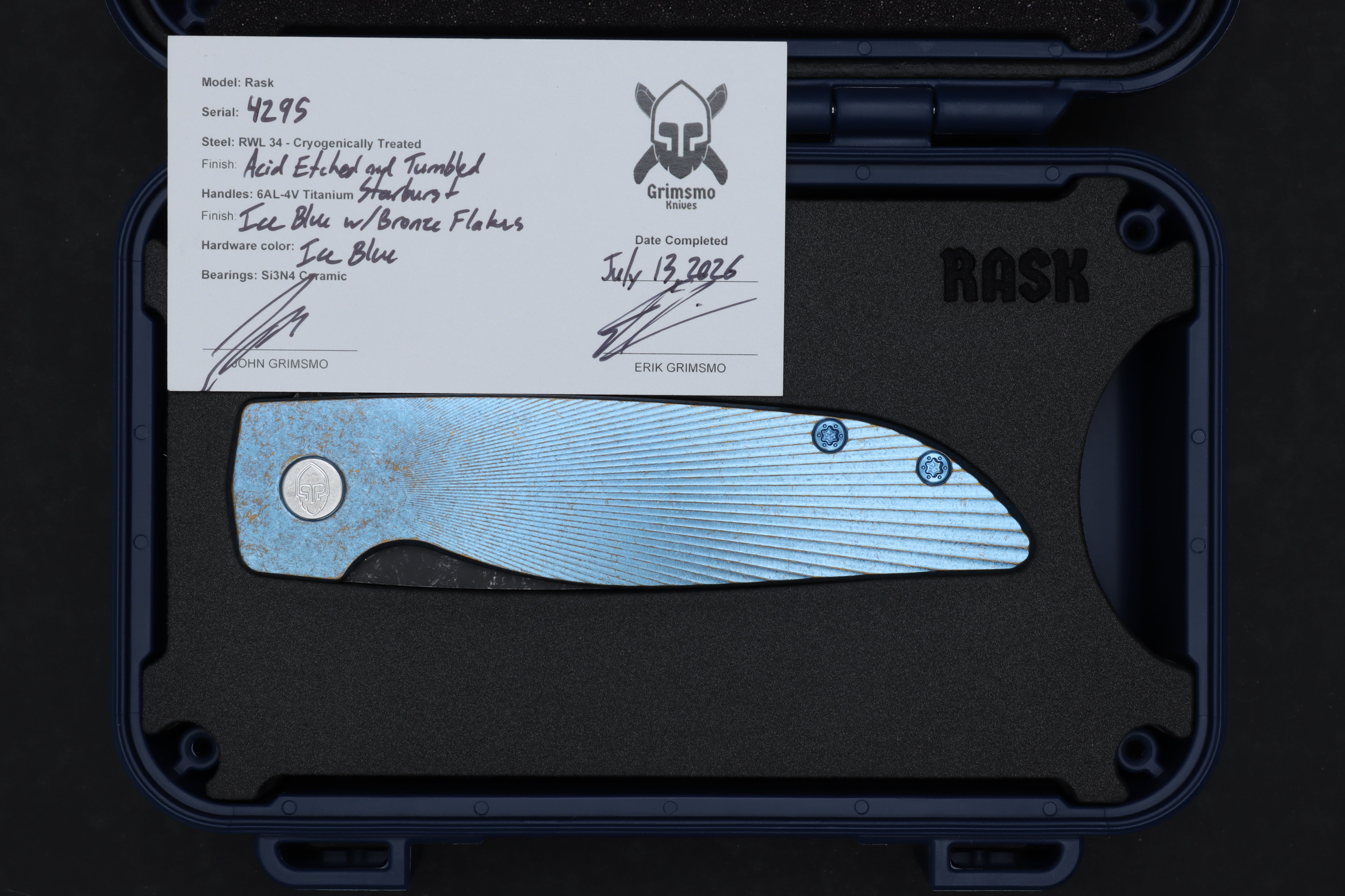 Rask #4295 9278340714