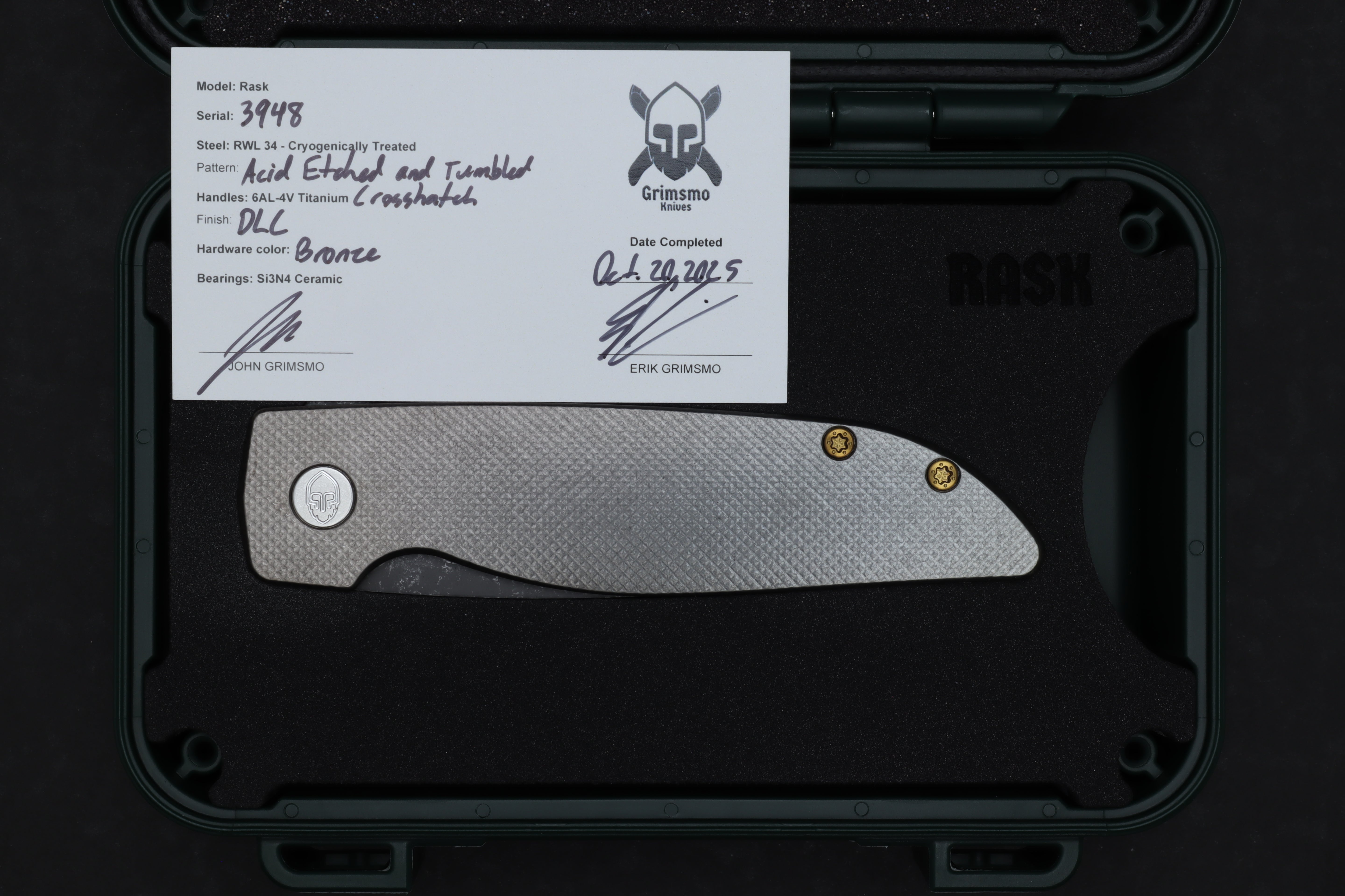 Rask #3948 9278341024