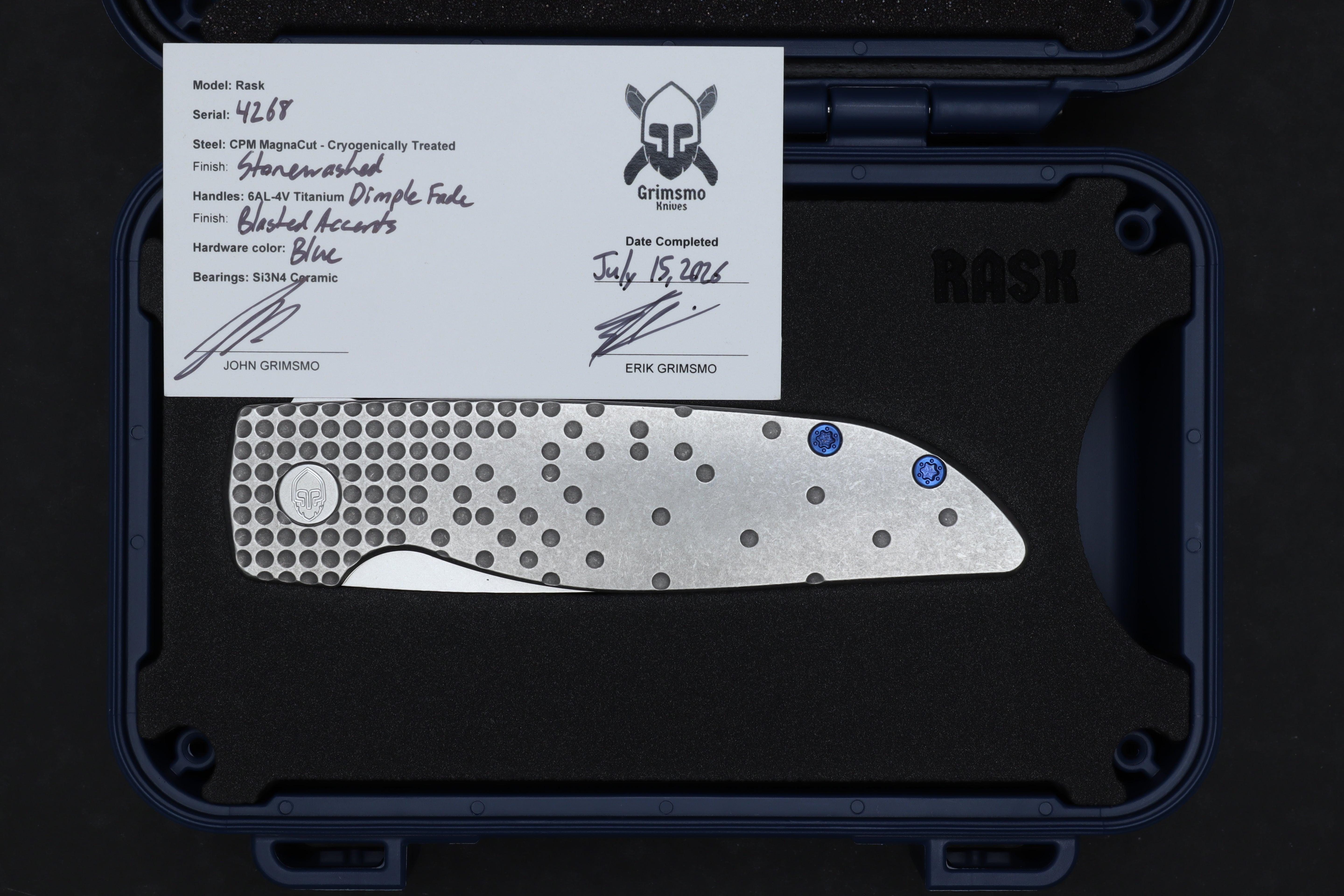 Rask #4268 9278340716