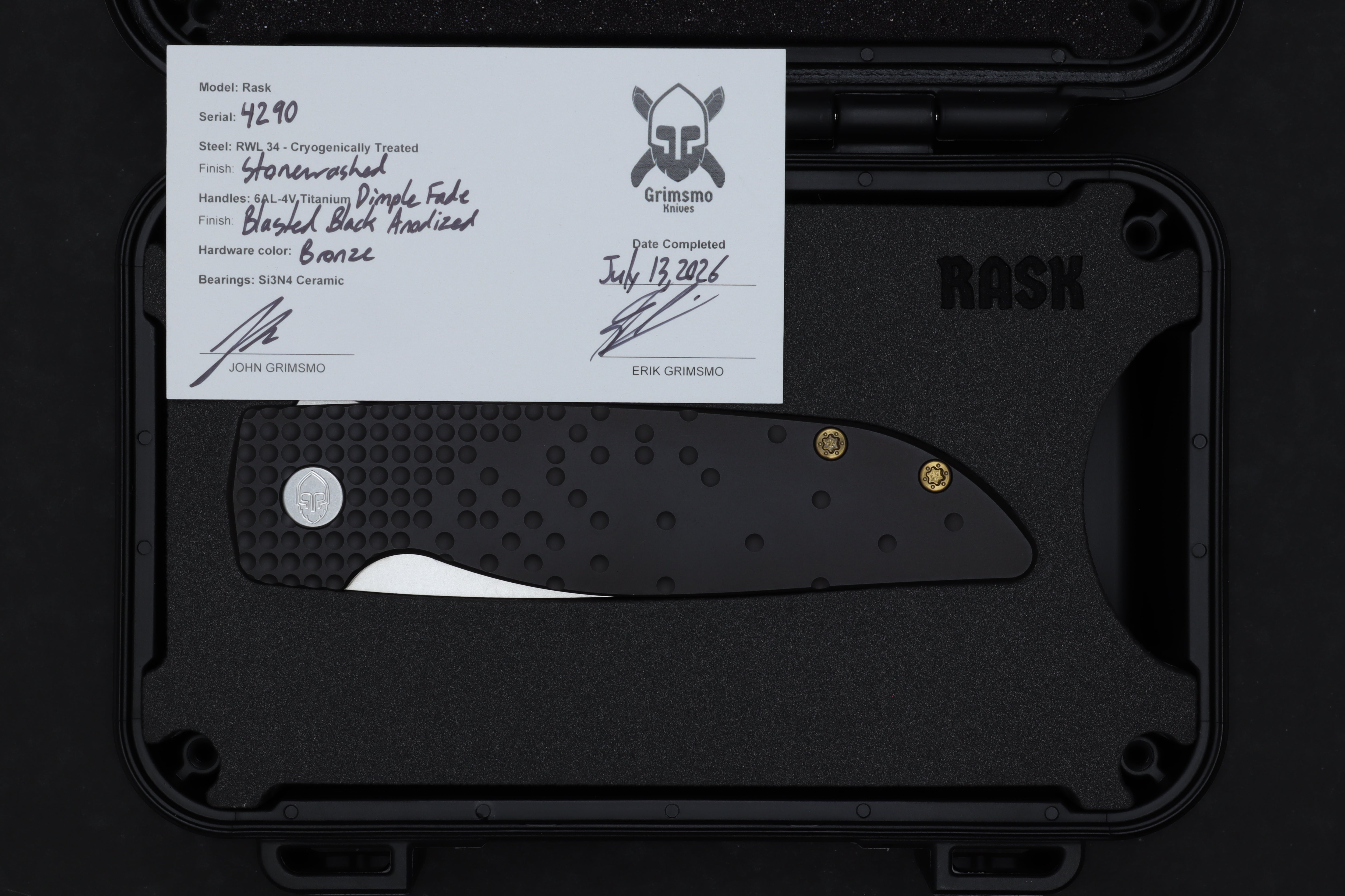 Rask #4290 9278340714