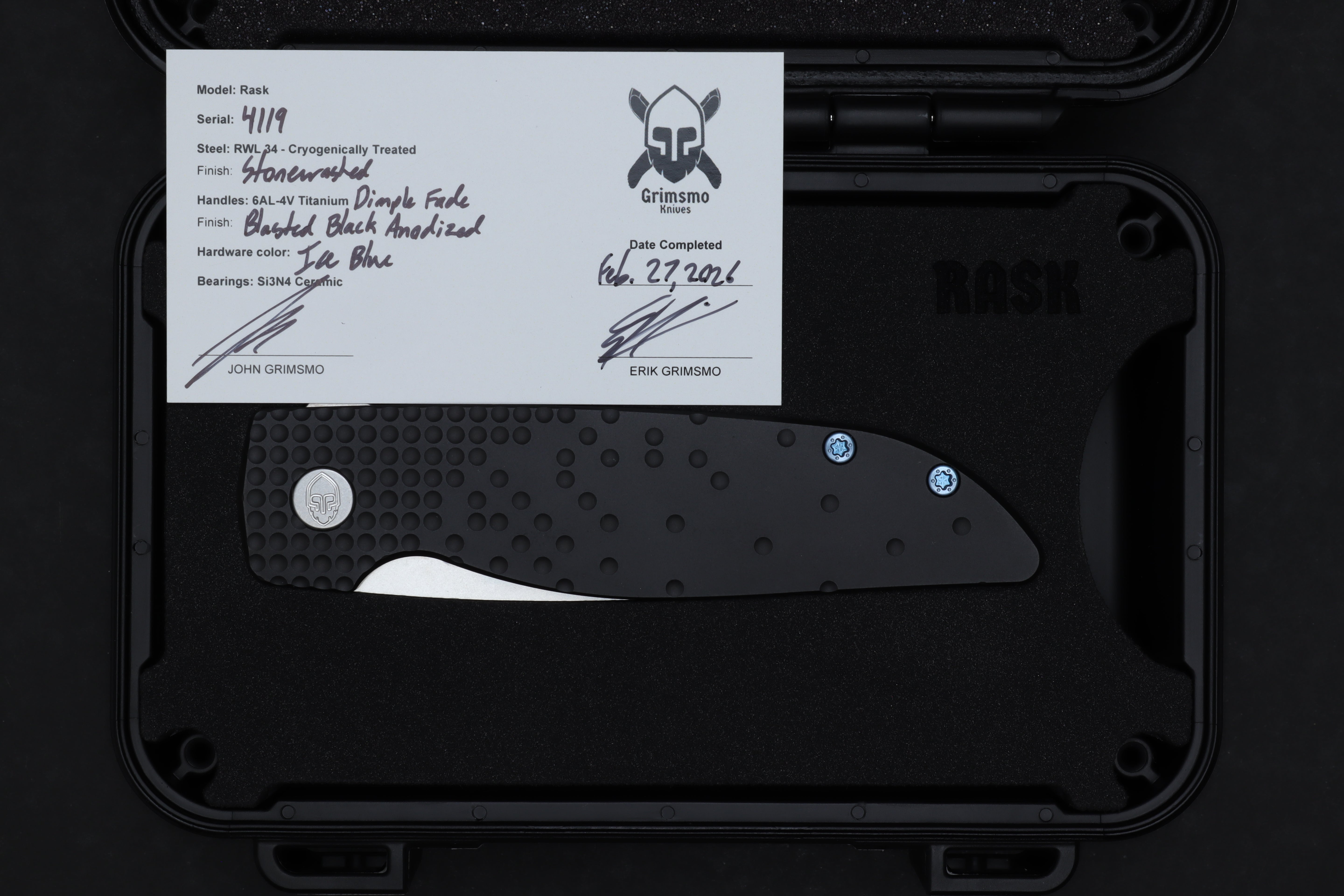 Rask #4119 9278340303