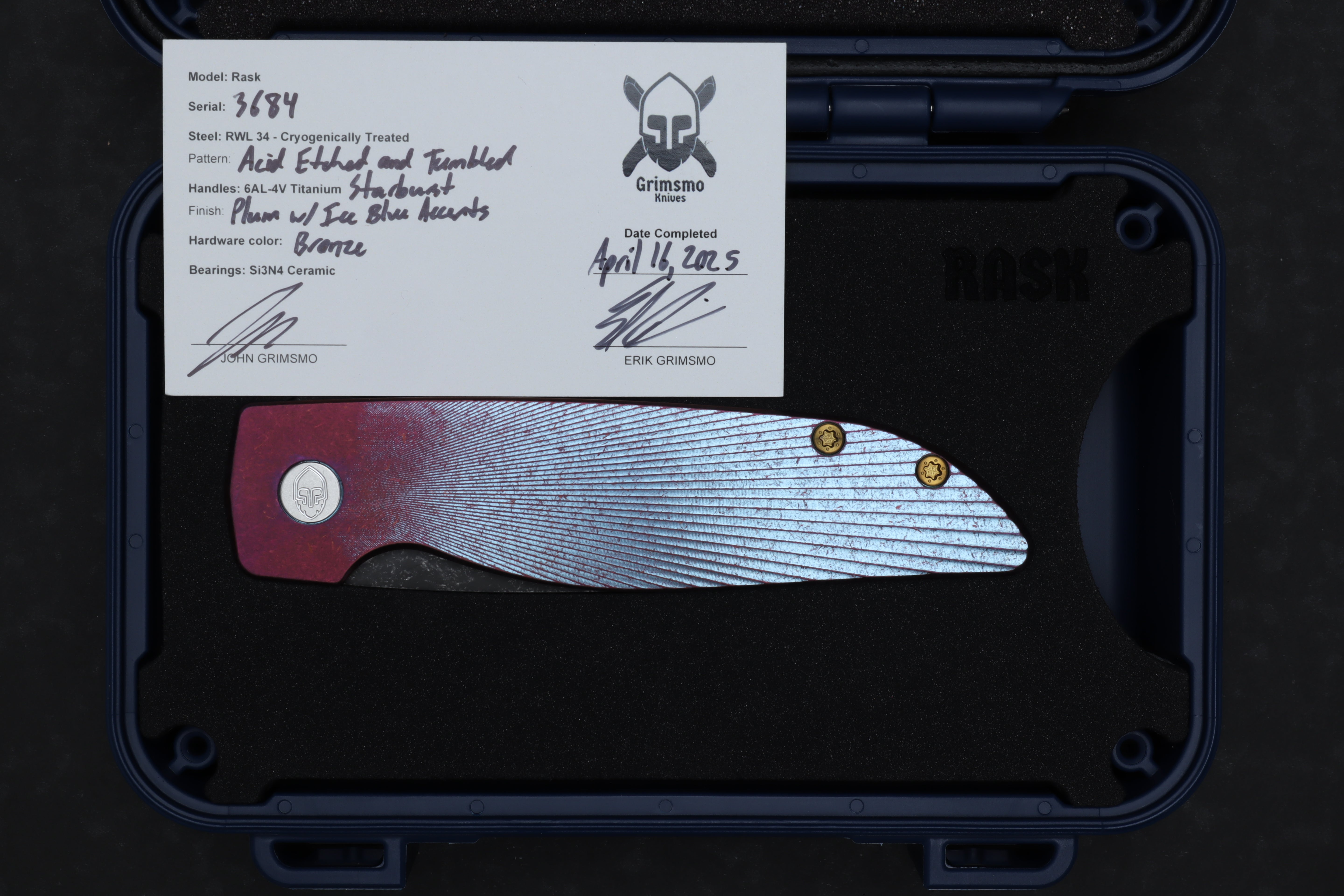 Rask #3684 9278340421