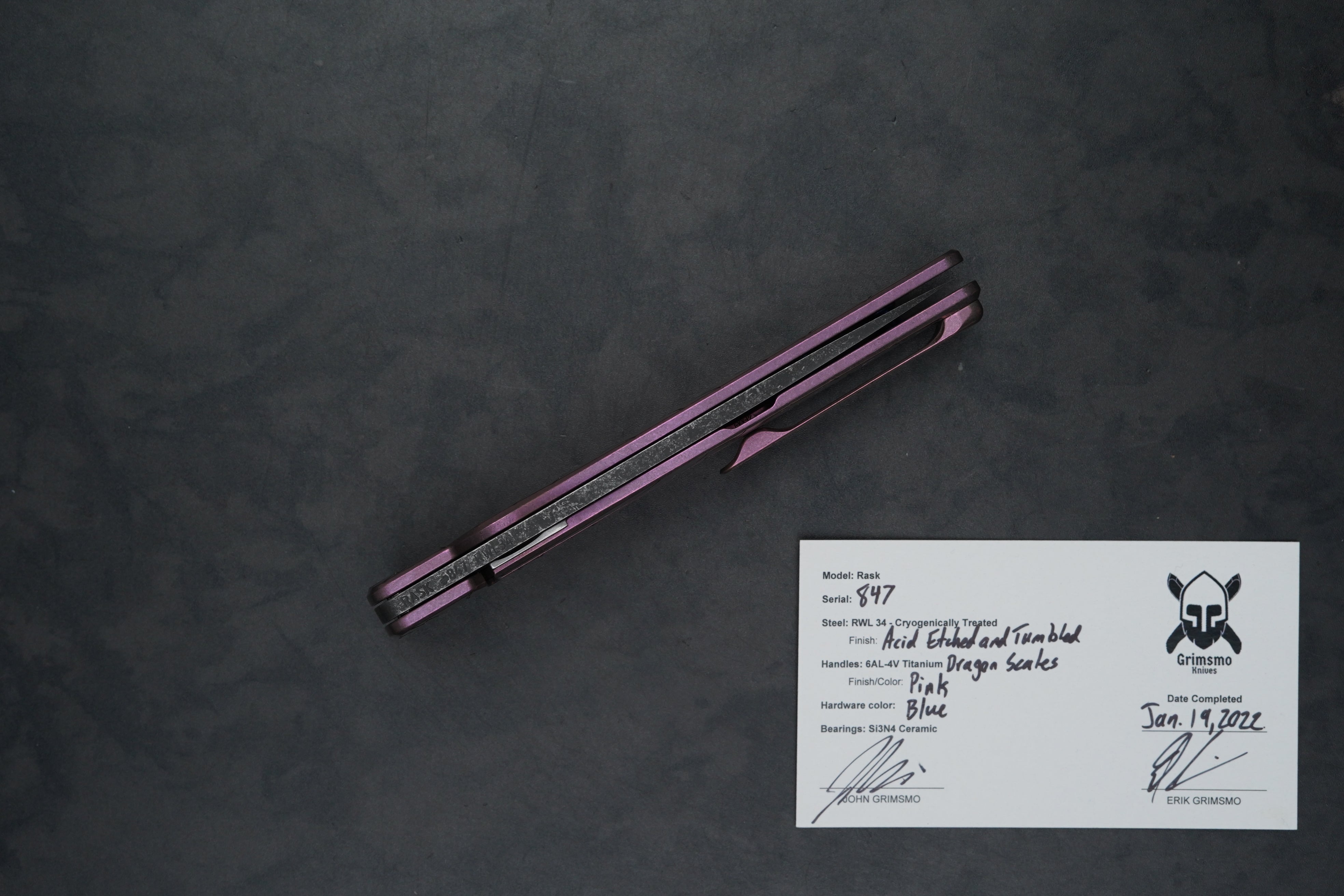 Rask #847 4357890124